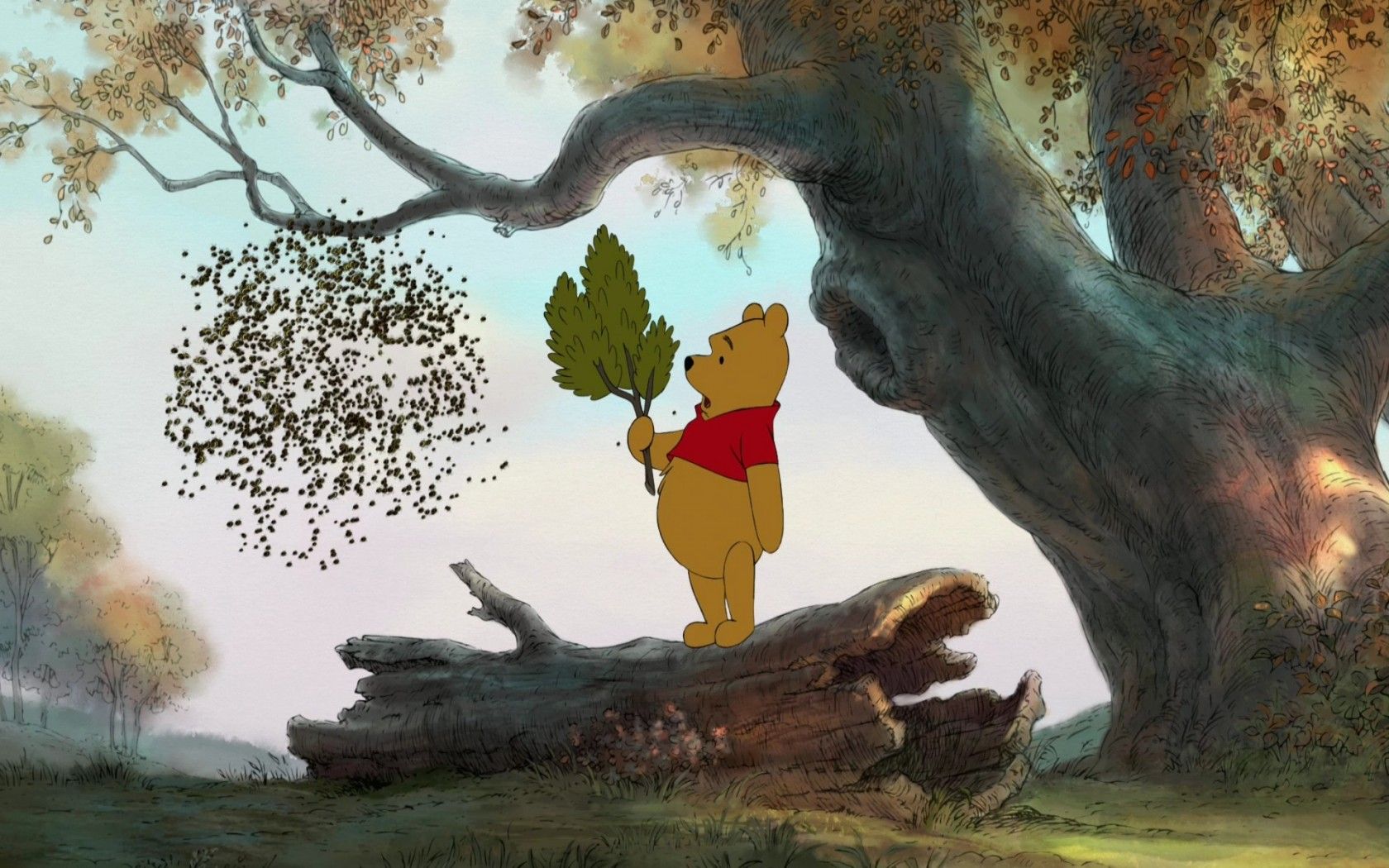 Winnie the Pooh sotto albero, 1680x1050 HD Ready, Acer Nitro