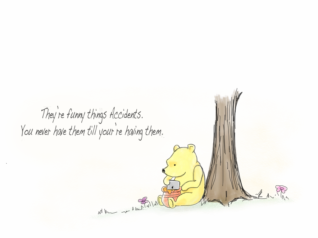 Winnie the Pooh classico albero, 1024x768 HD, Laptop
