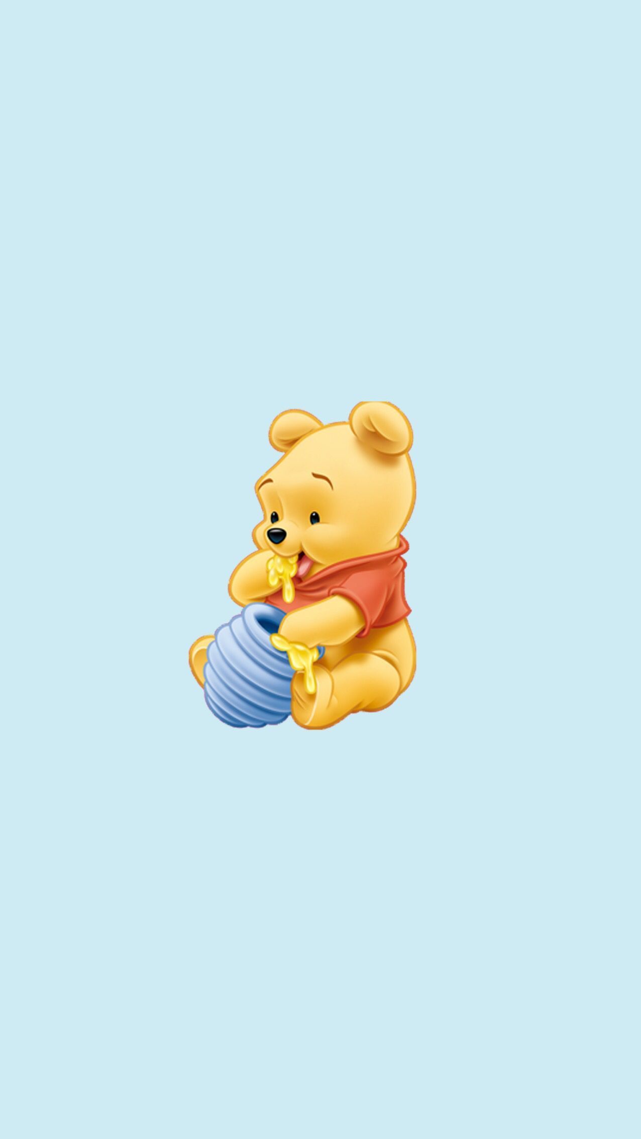 Winnie the Pooh con vasetto miele, Tigro e Pimpi, 1276x2266 Full HD Verticale, Smartphone