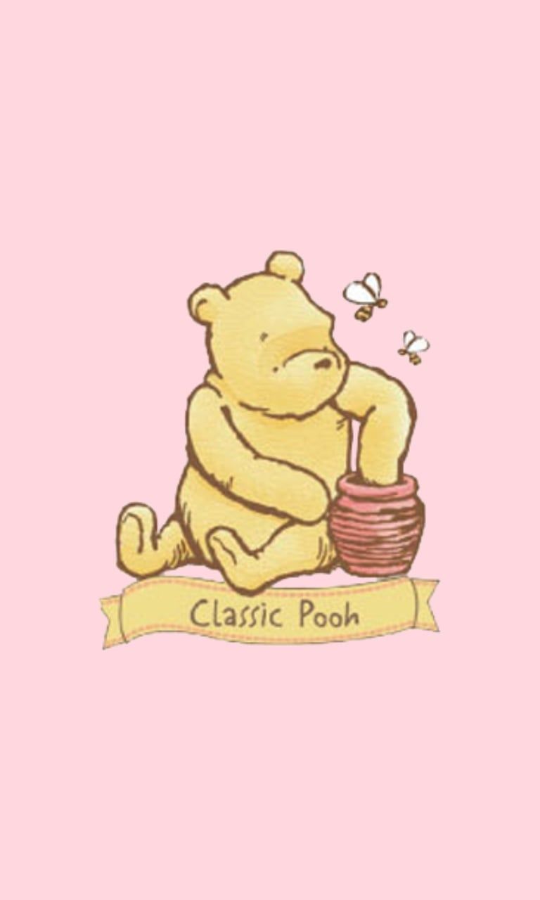 Winnie the Pooh classico miele, 768x1280 Verticale, Telefono