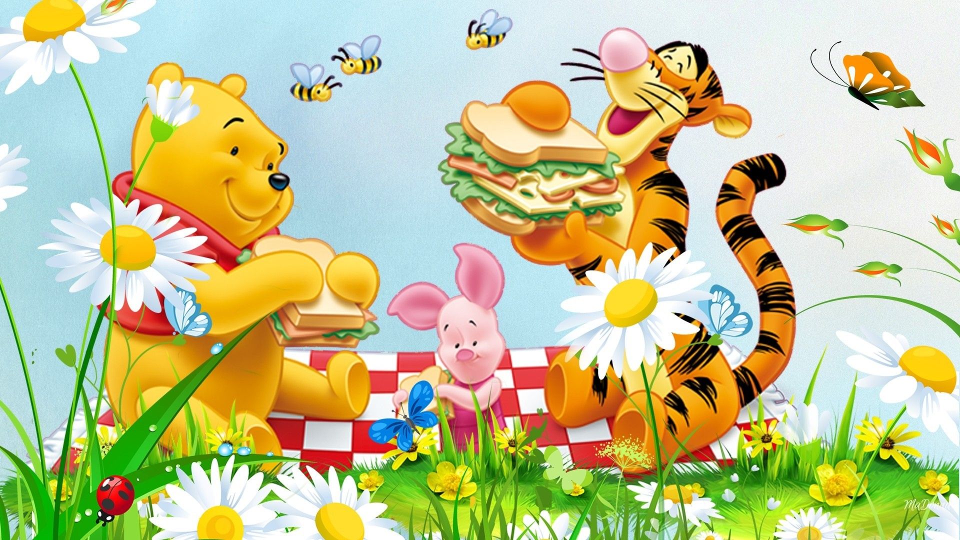 Winnie the Pooh e Pigelet, 1920x1200 Full HD+ WUXGA, iMac