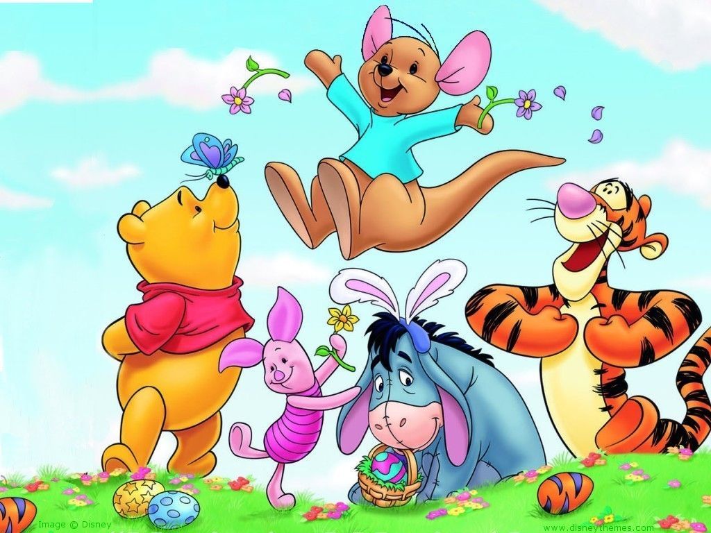 Winnie the Pooh e amici Pasqua, Disney, 1024x768 HD, Desktop