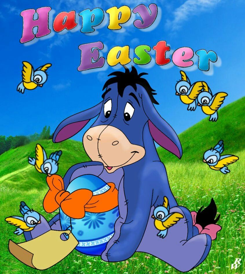 Eeyore con uovo di Pasqua, 846x945 Full HD Verticale, Smartphone