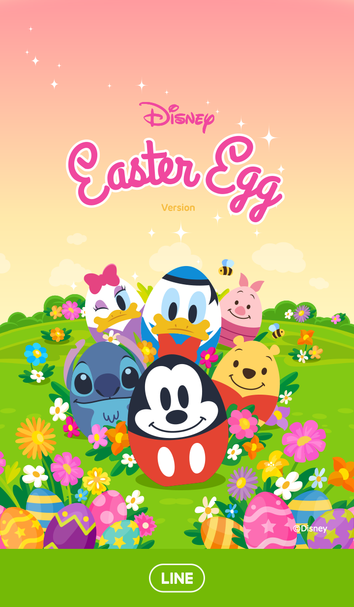 Disney Tsum Tsum uova di Pasqua, classici d'animazione, 720x1232 Full HD Verticale, Smartphone