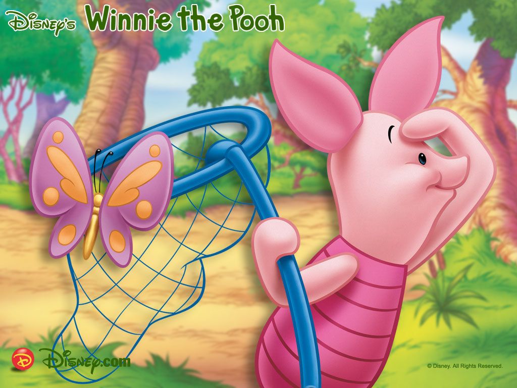 Winnie the Pooh e Pimpi pioggia, 1024x768 HD, PC Desktop