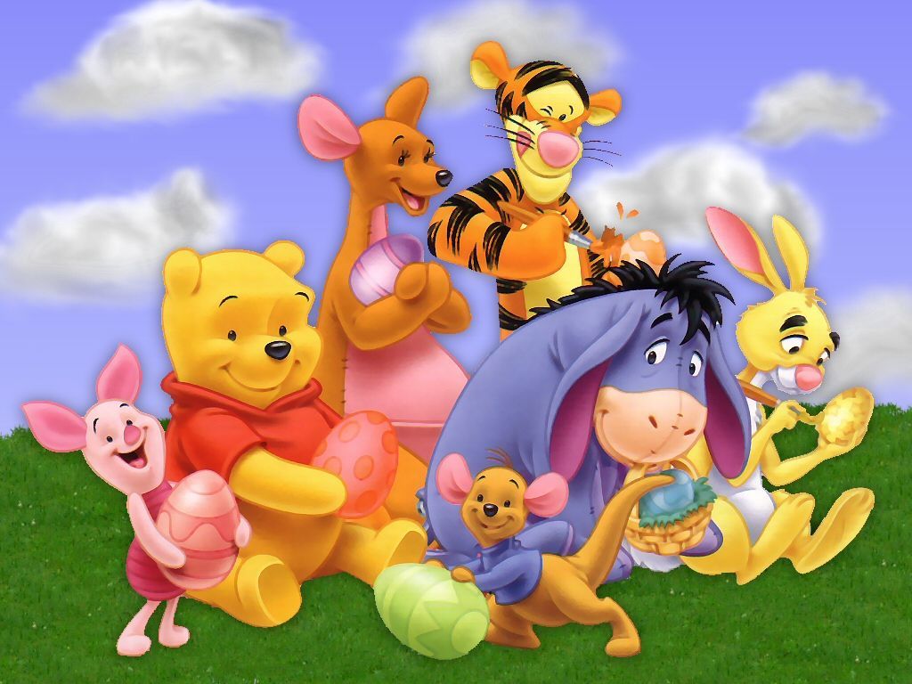 Winnie the Pooh e amici Pasqua, Disney, 1024x768 HD, Desktop