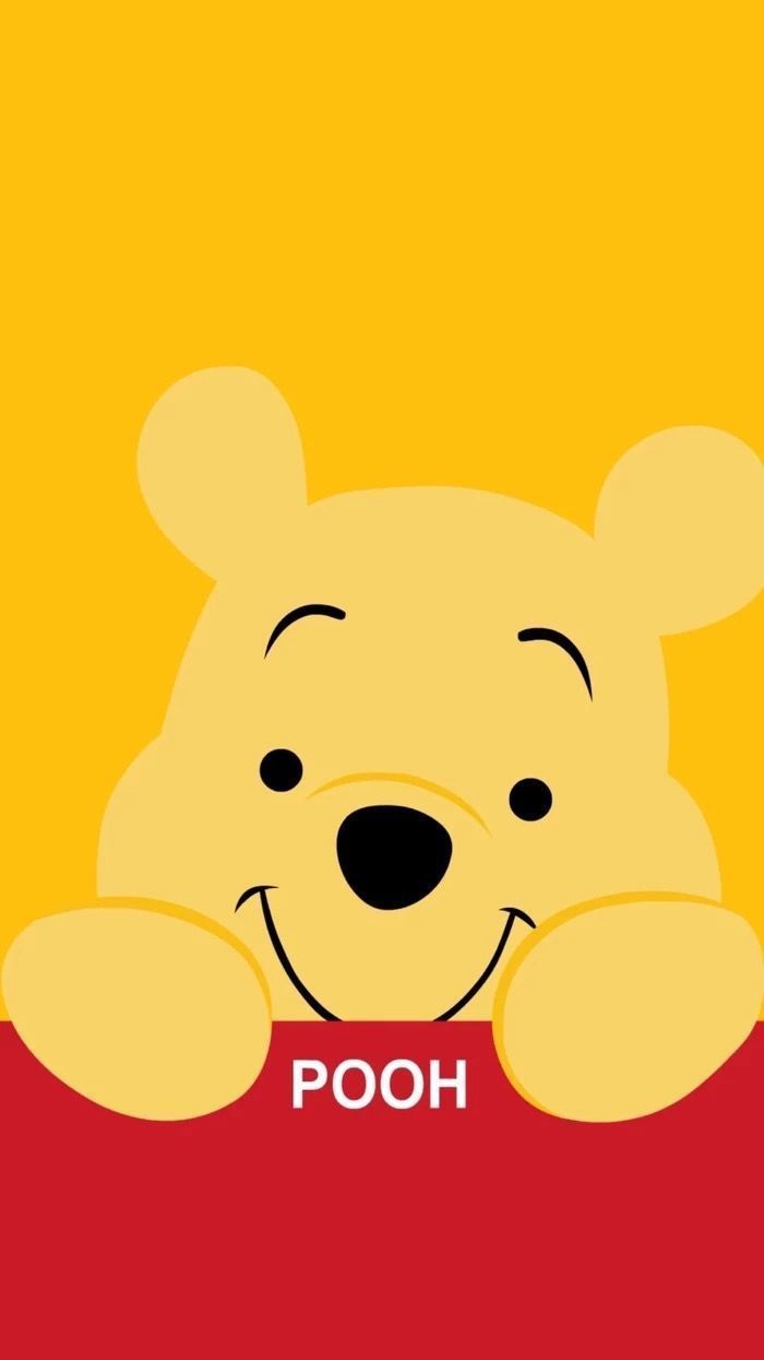 Winnie the Pooh cartone giallo, 700x1245 Full HD Verticale, iPhone