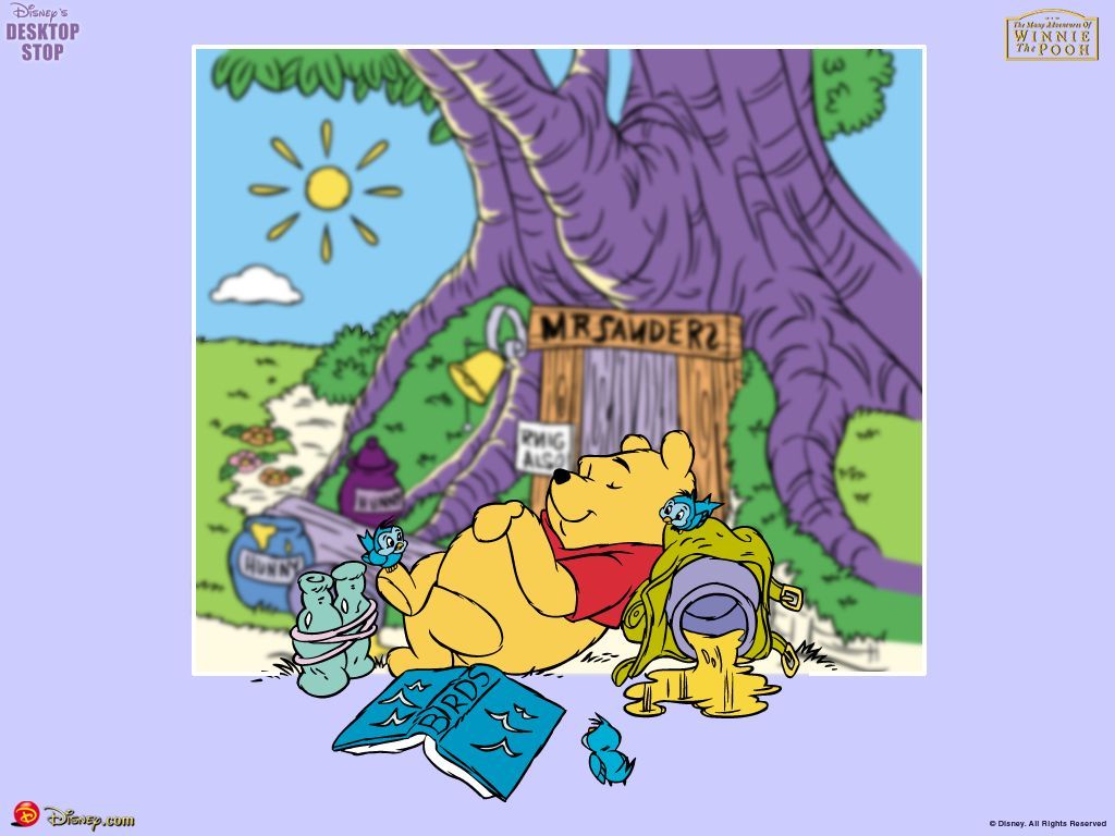 Winnie the Pooh autunno foglie, 1920x1080 Full HD, PC