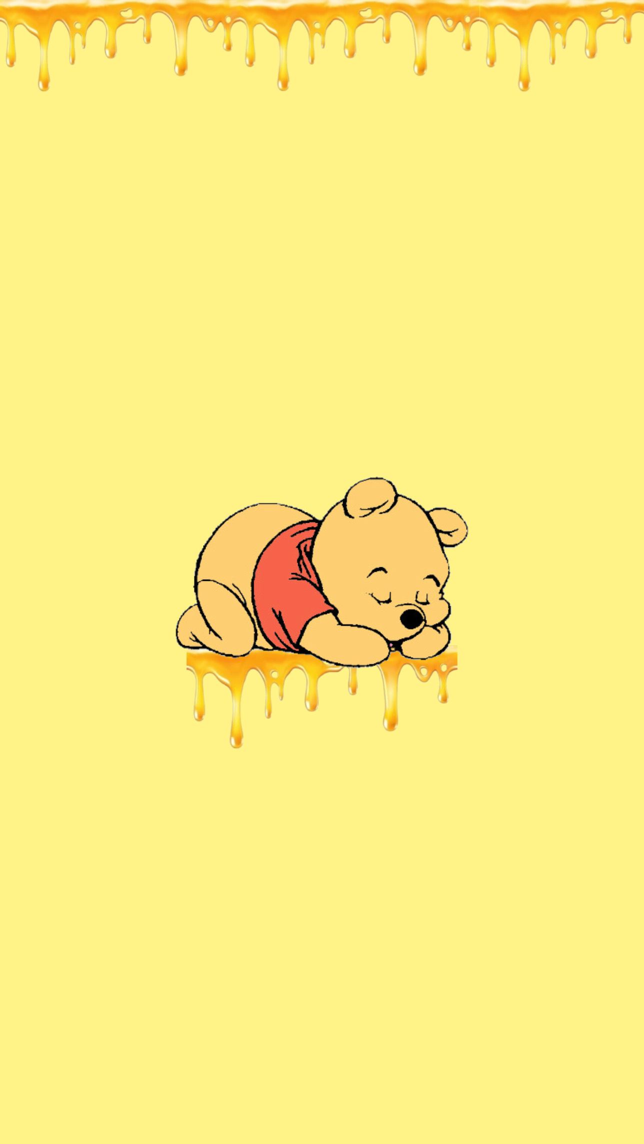 Winnie the Pooh addormentato, miele, Tigro e Pimpi, 1288x2289 Full HD Verticale, Smartphone