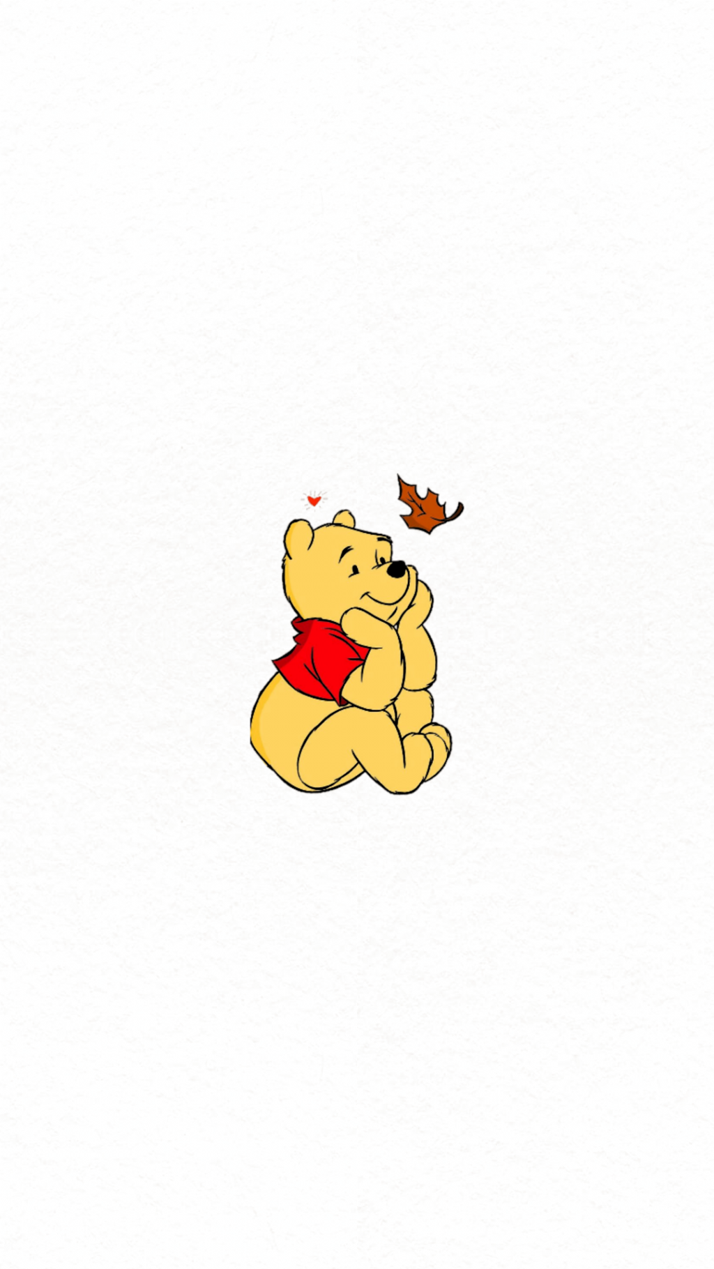 Winnie the Pooh con farfalla, 1024x1820 Full HD Verticale, Smartphone