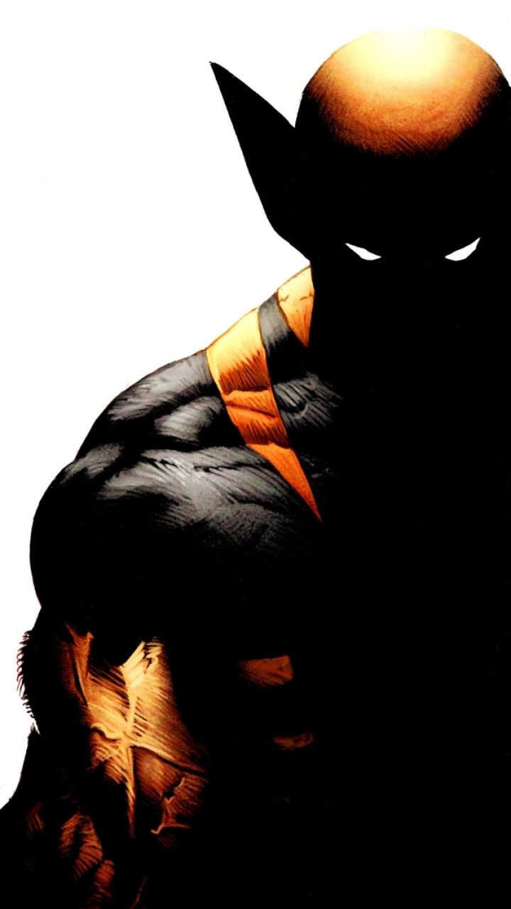 Wolverine silhouette scura, 720x1280 Verticale, Telefono