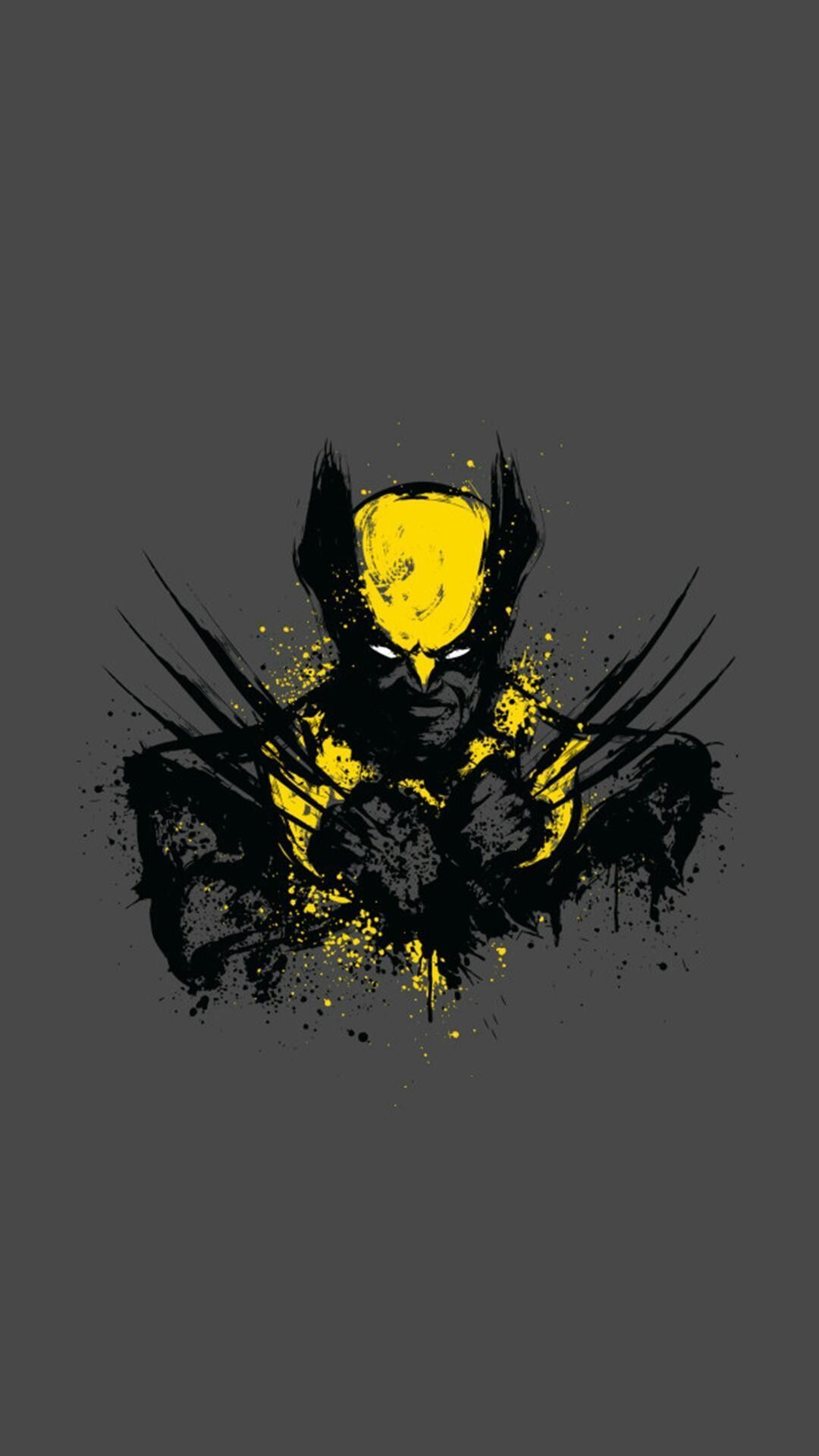 Wolverine artistico, X-Men, 1080x1920 Verticale, Mobile