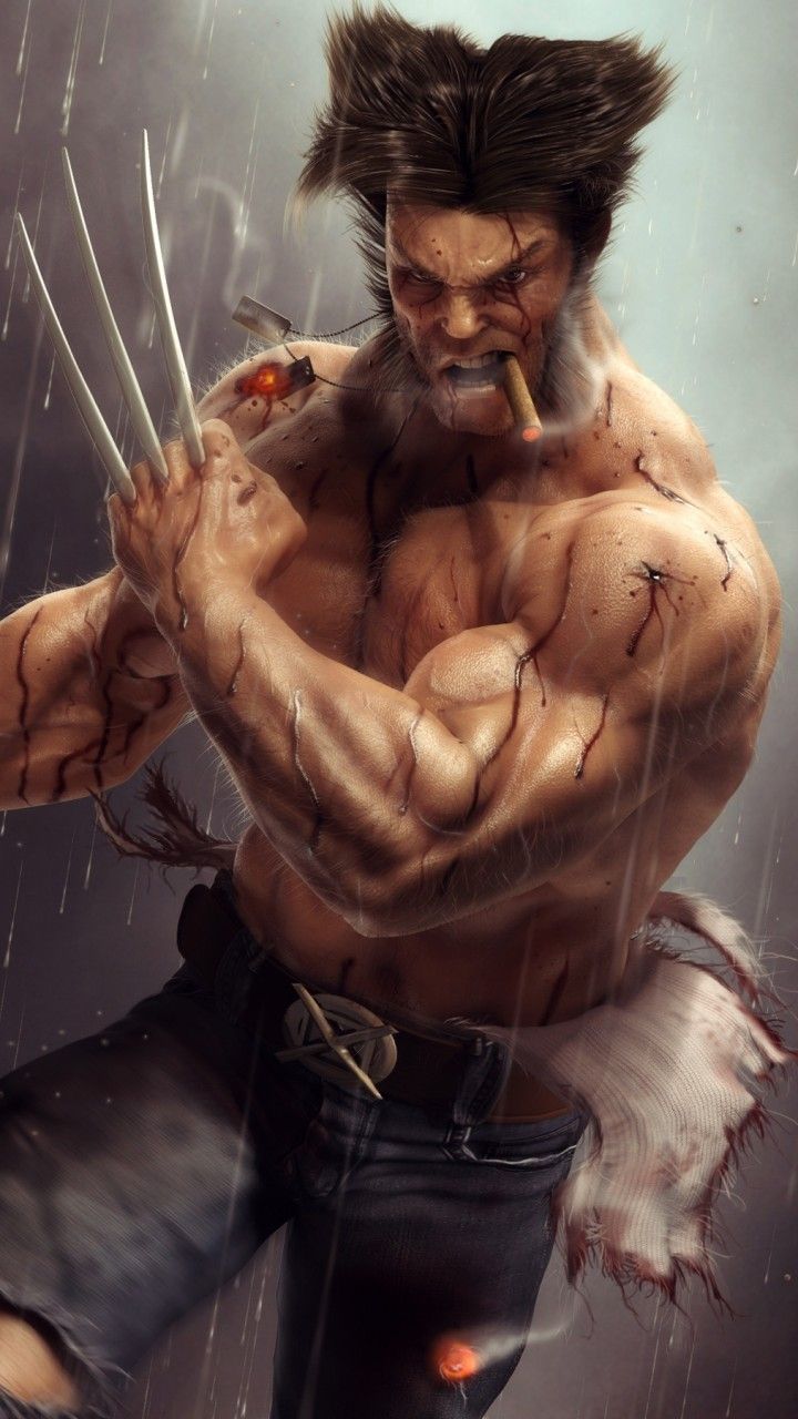 Wolverine artiglio sigaro pioggia, 720x1280 Full HD Verticale, Google Pixel