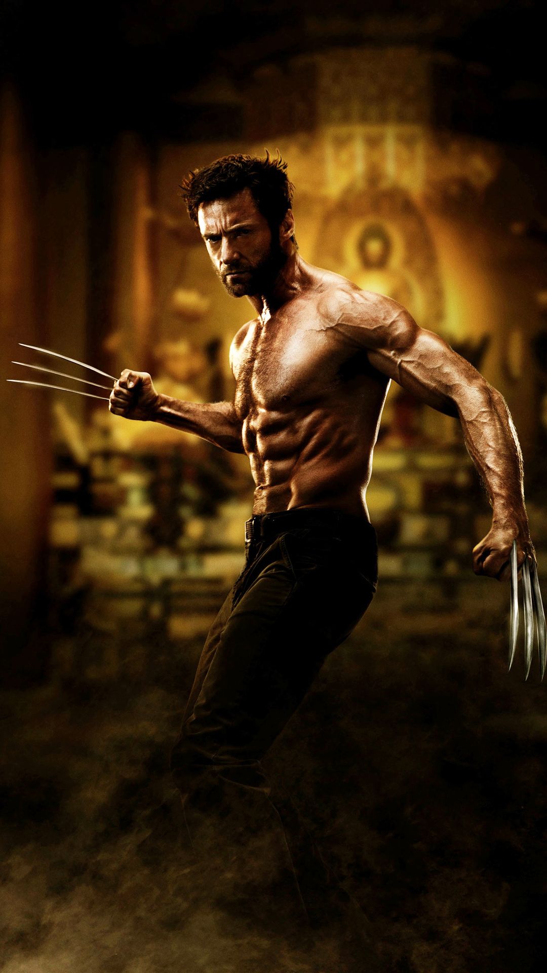 Wolverine con artigli sguainati, 1080x1920 Verticale, Telefono
