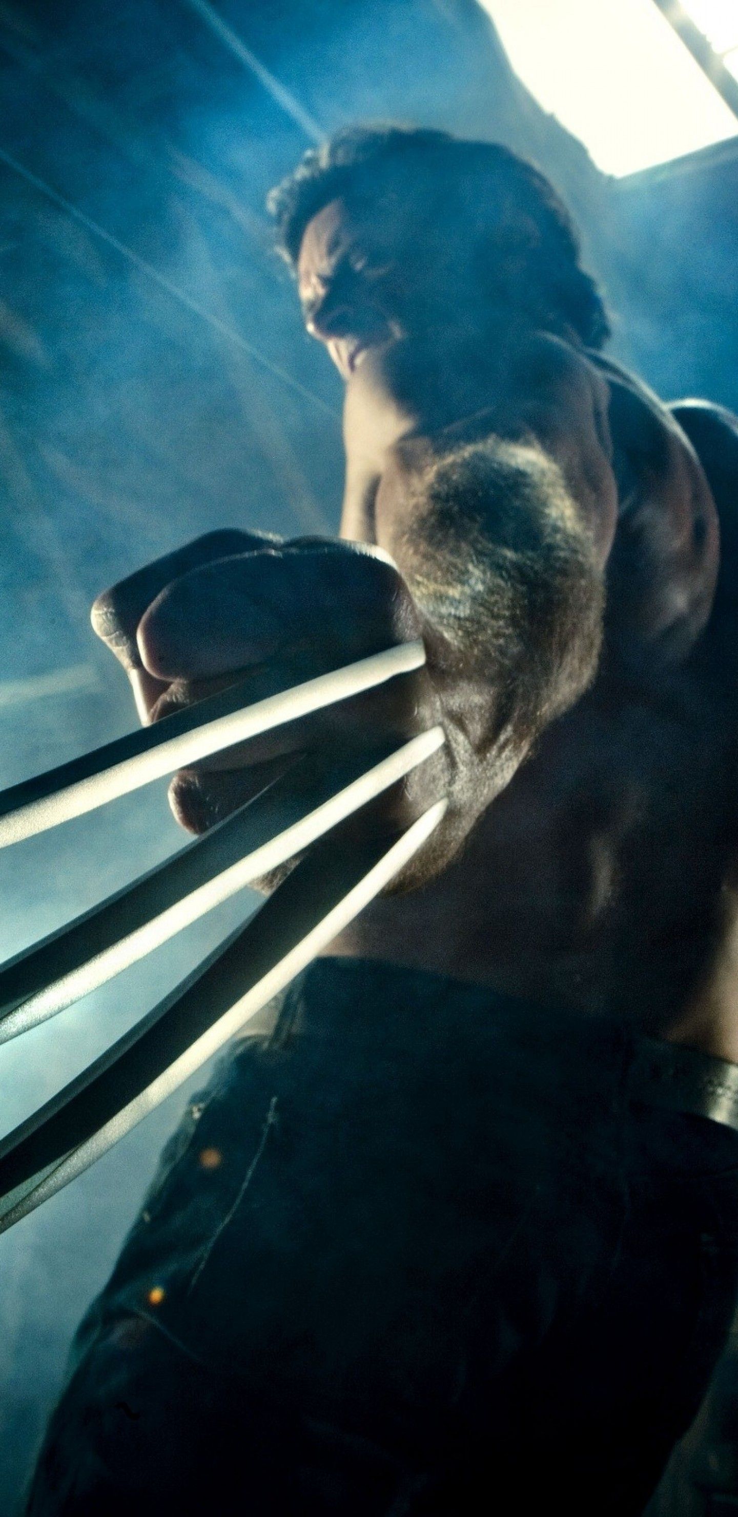 Wolverine artigli scena film, 1440x2960 Full HD Verticale, iPhone