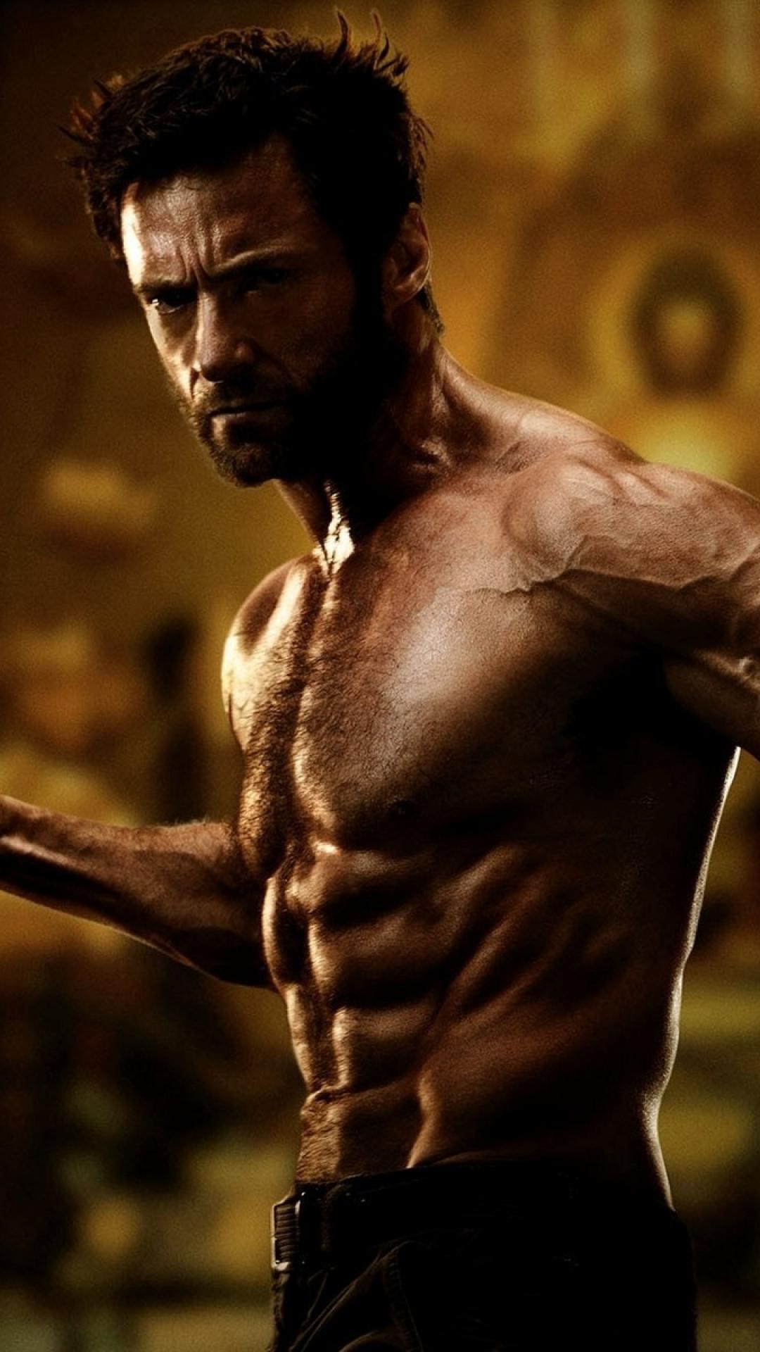Wolverine a torso nudo, 1080x1920 Full HD Verticale, Smartphone
