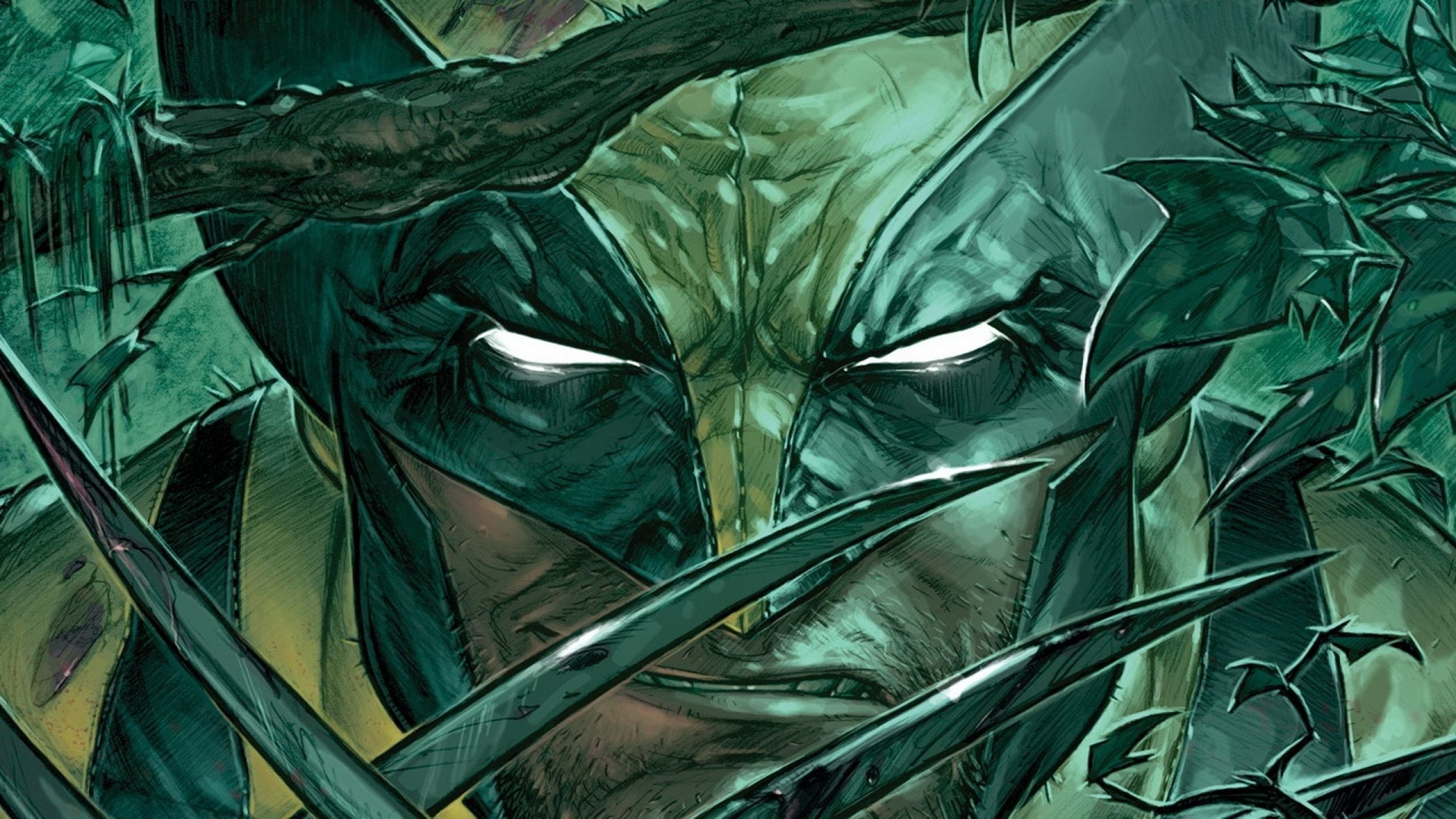 Wolverine tra artigli verdi, 2560x1440 QHD, Monitor Gaming