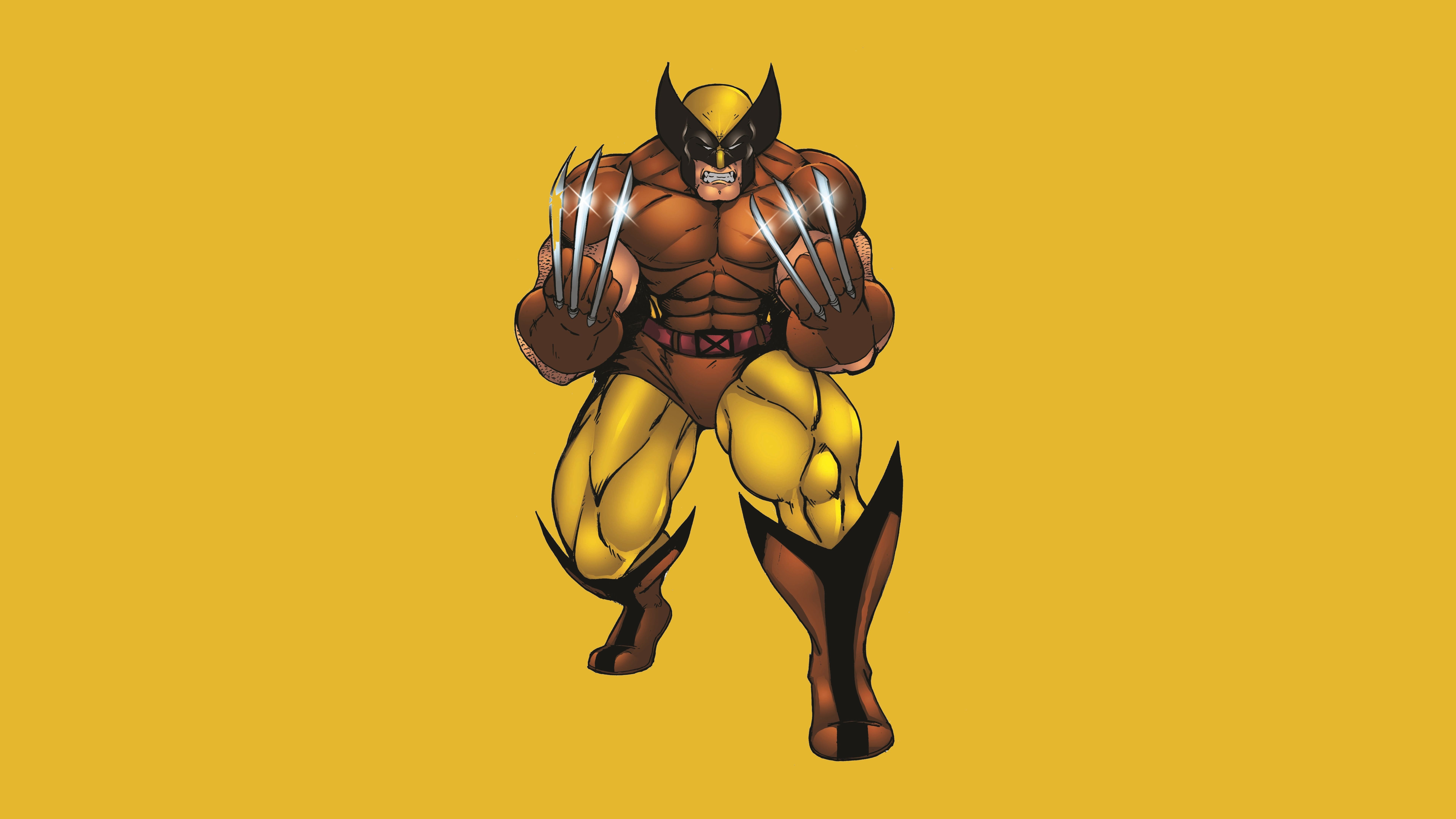 Wolverine silhouette sfondo bianco, 1440x900 720p, PC