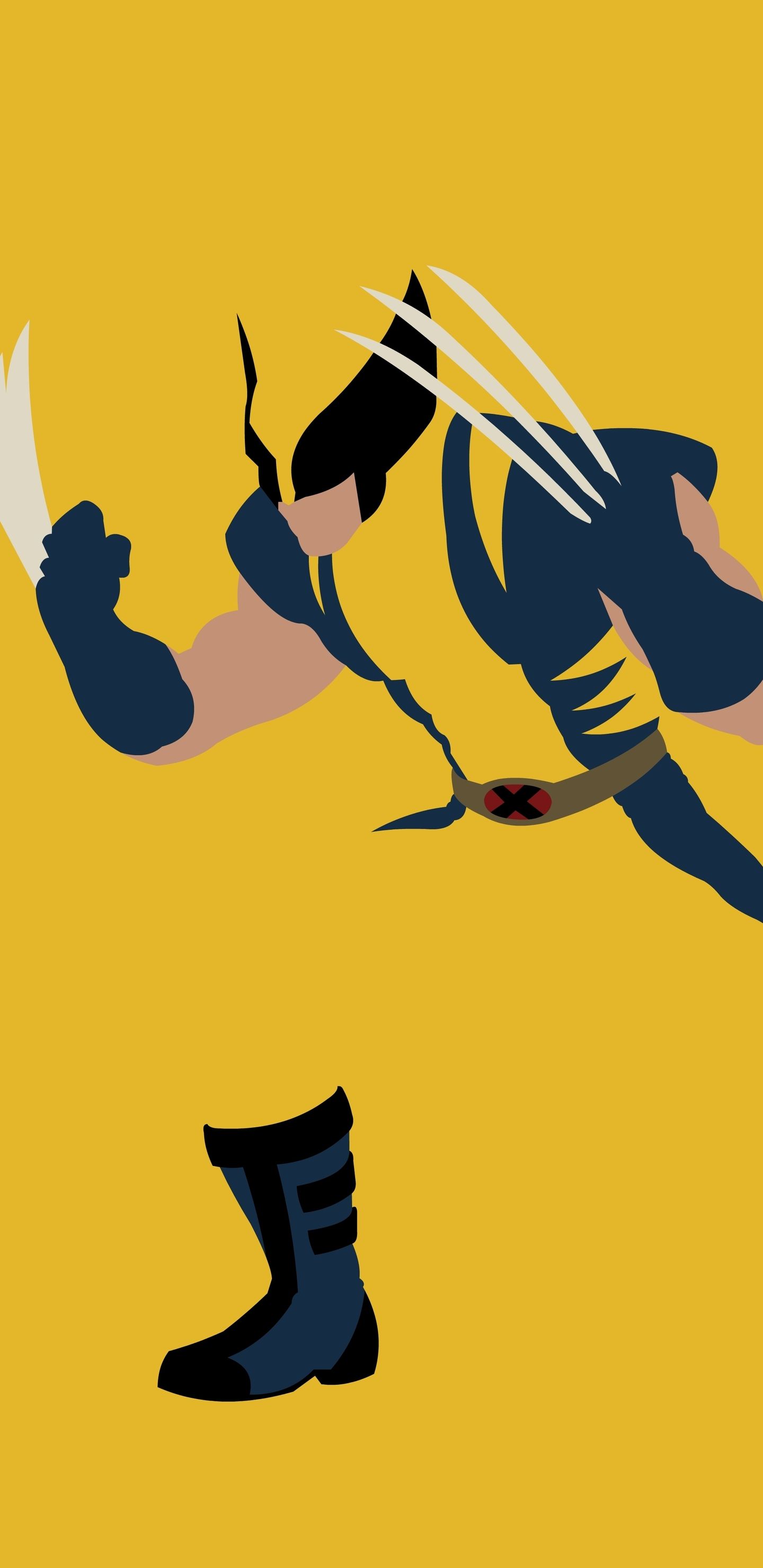 Wolverine volto barbuto scuro, 1080x1920 Verticale, Mobile