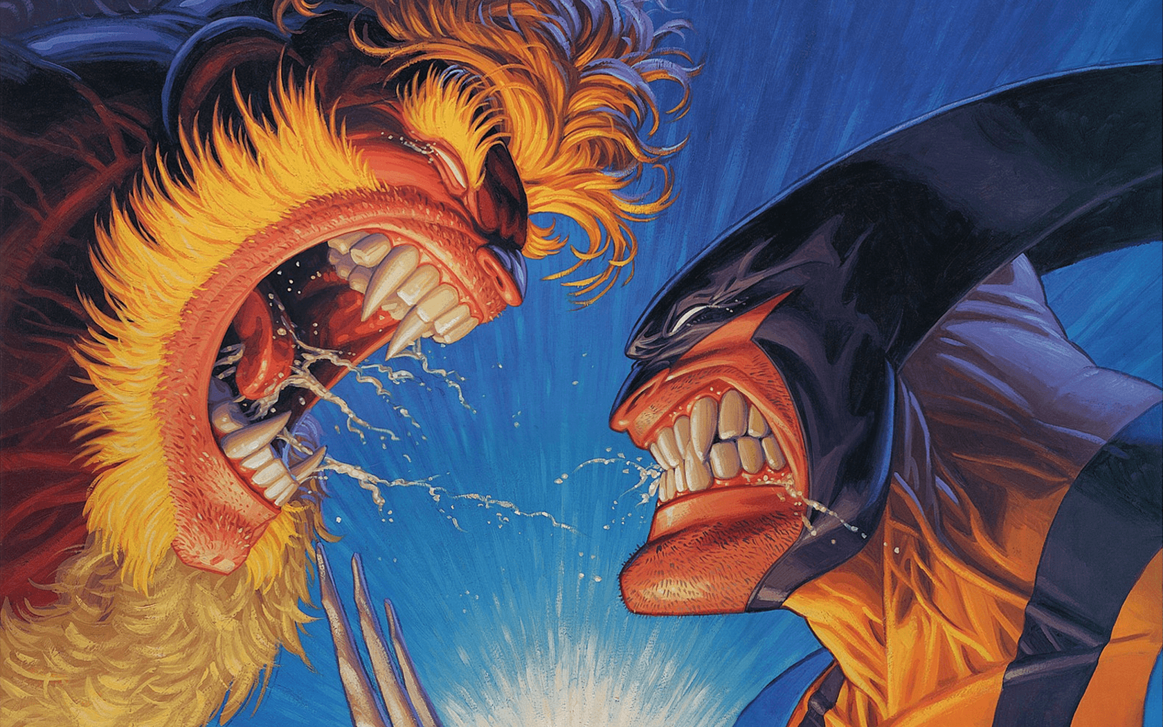 Wolverine contro Sabretooth, 1680x1050 900p, Desktop
