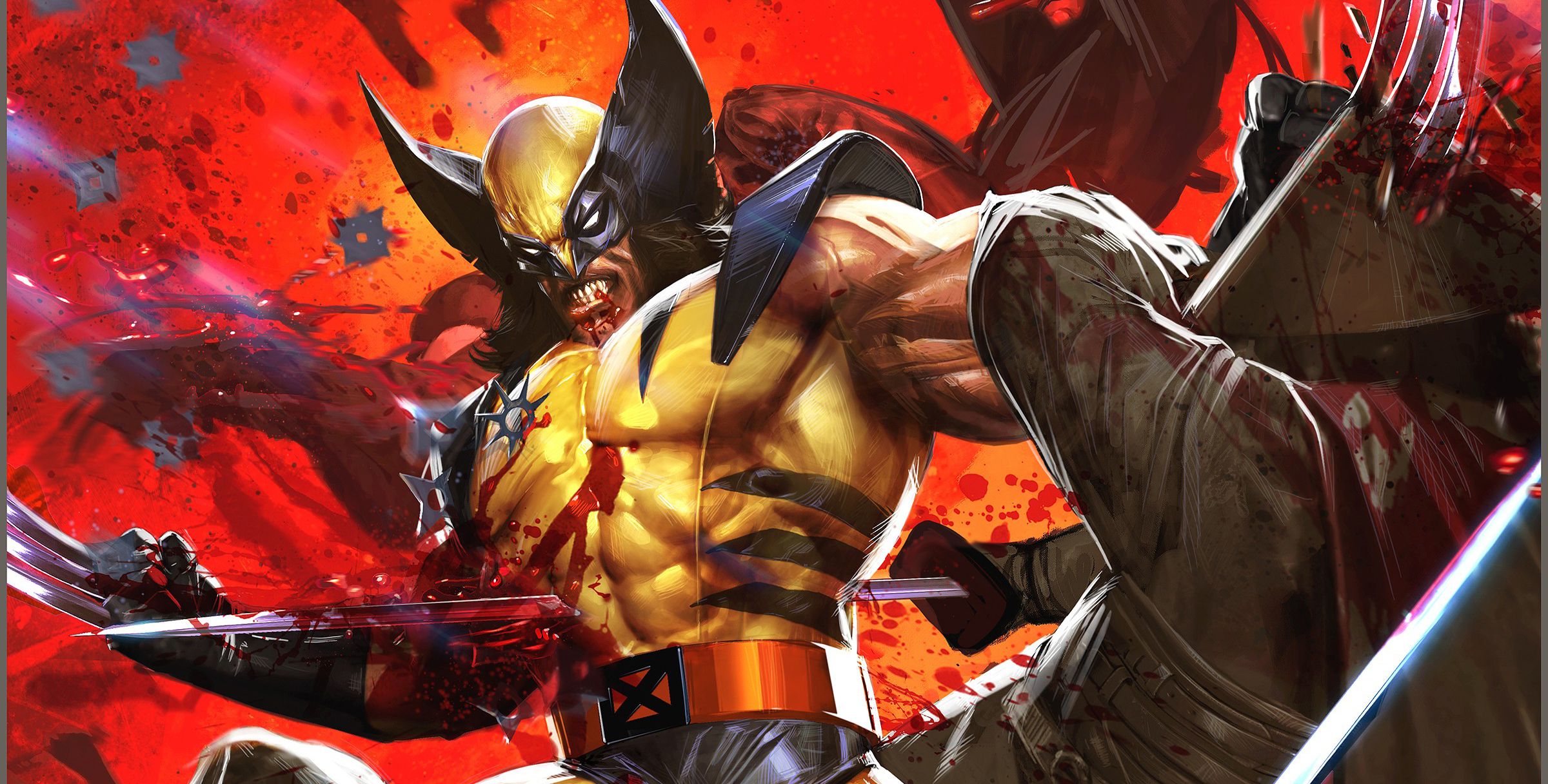 Wolverine combattimento X-Men, 2400x1216 2K, PC Desktop