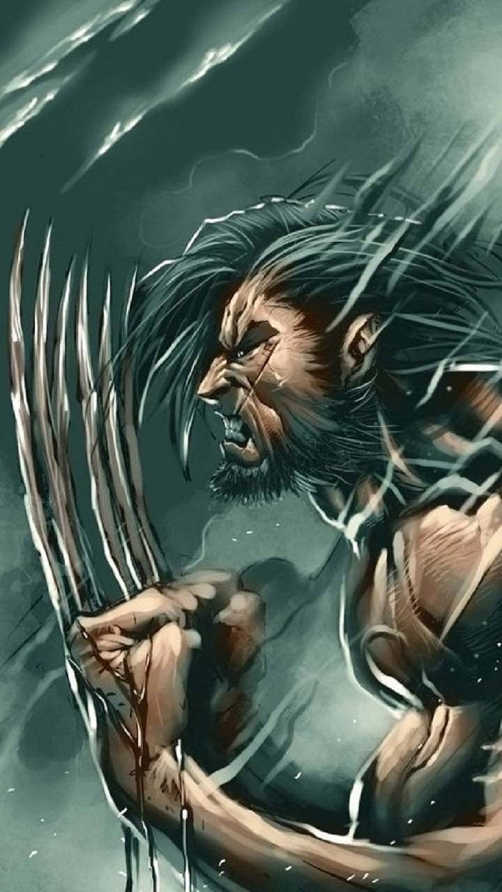 Wolverine artigli in tempesta, 720x1280 Full HD Verticale, Smartphone