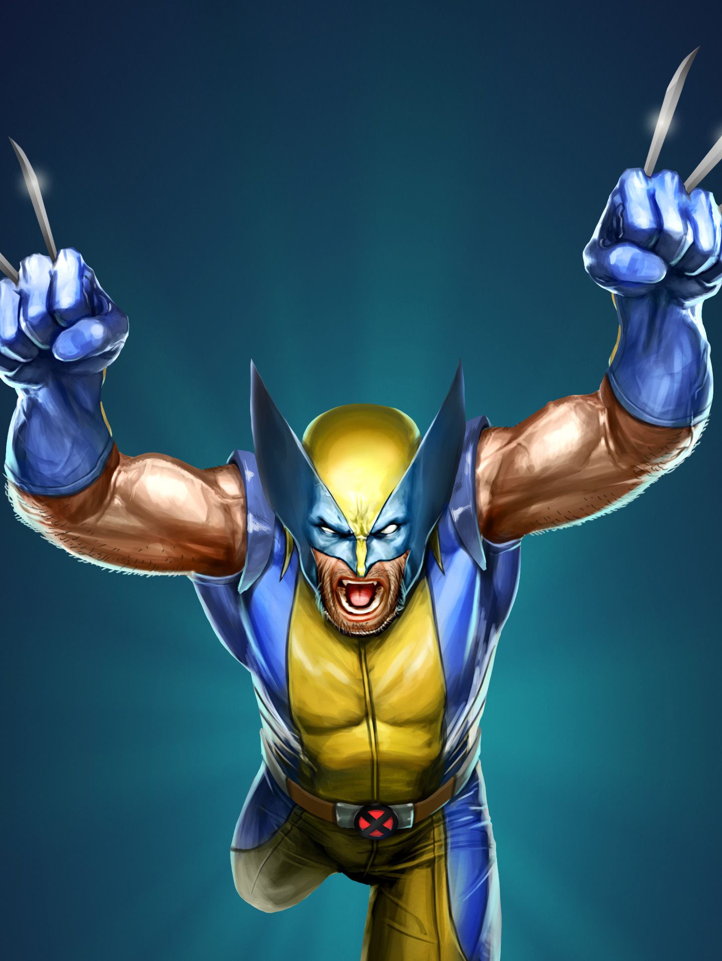Wolverine X-Men Marvel, MCU, 1440x1917 Full HD Verticale, Smartphone