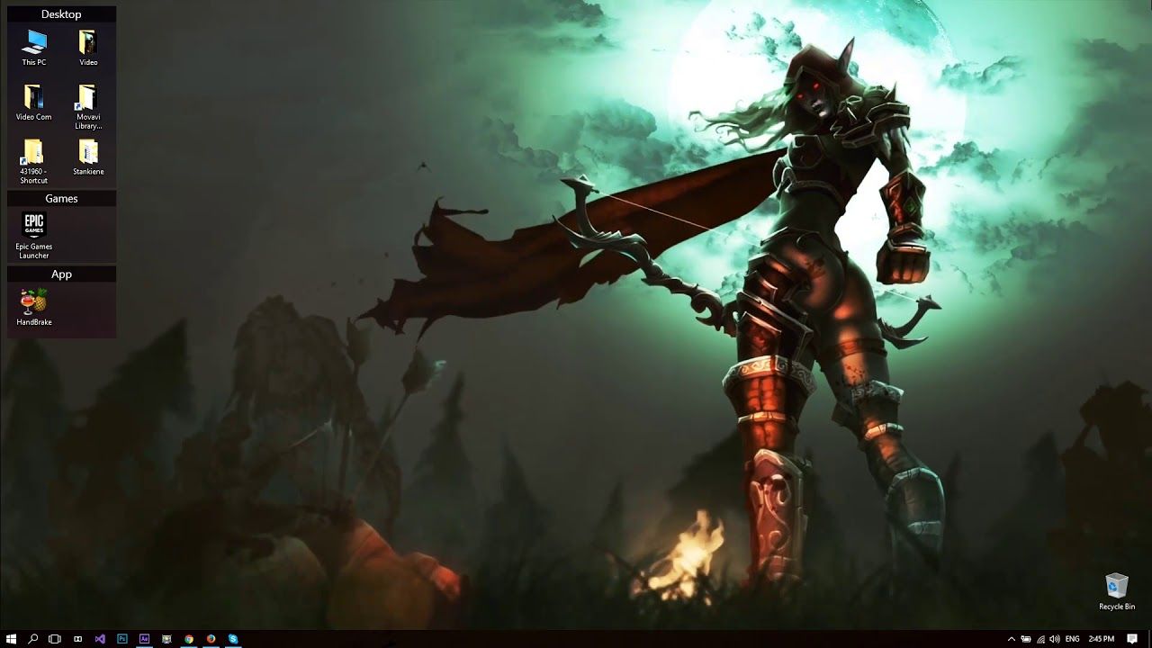 Sylvanas Windrunner World of Warcraft, 1280x720 720p, iMac