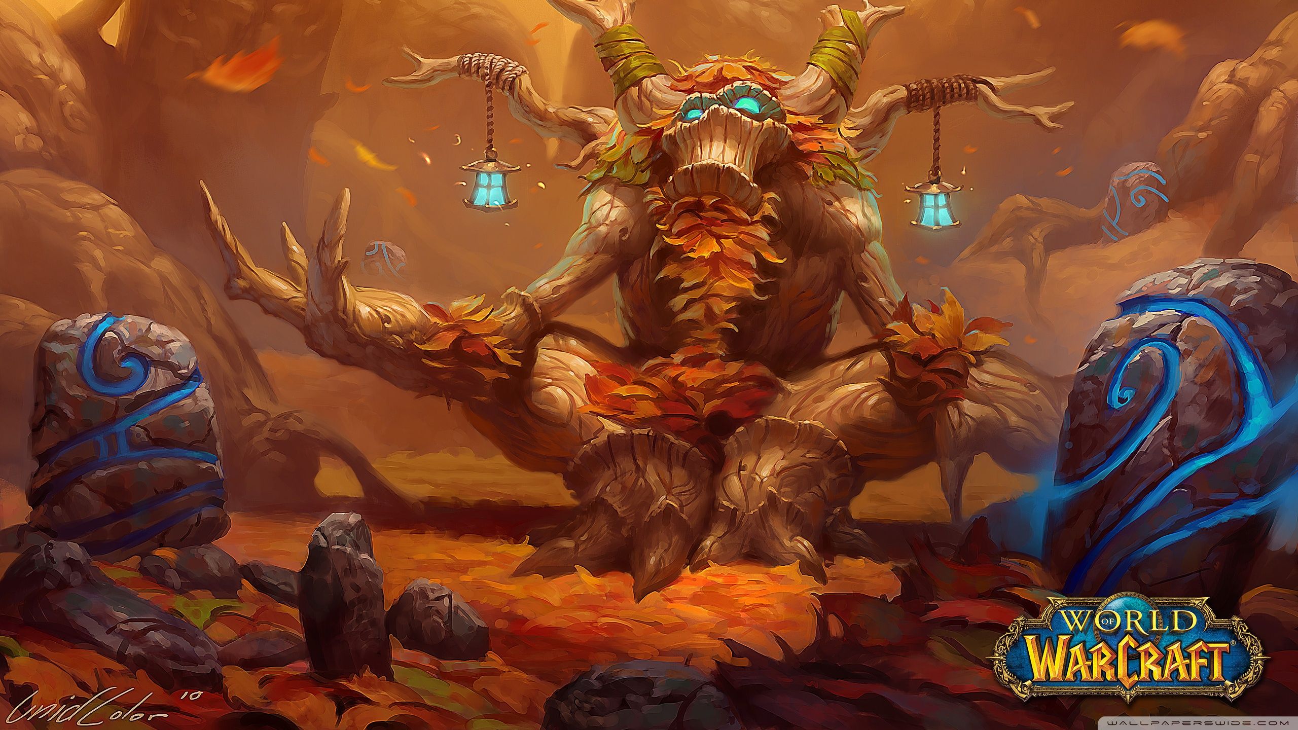 World of Warcraft mostro druido, 2560x1440 2K, Monitor Gaming