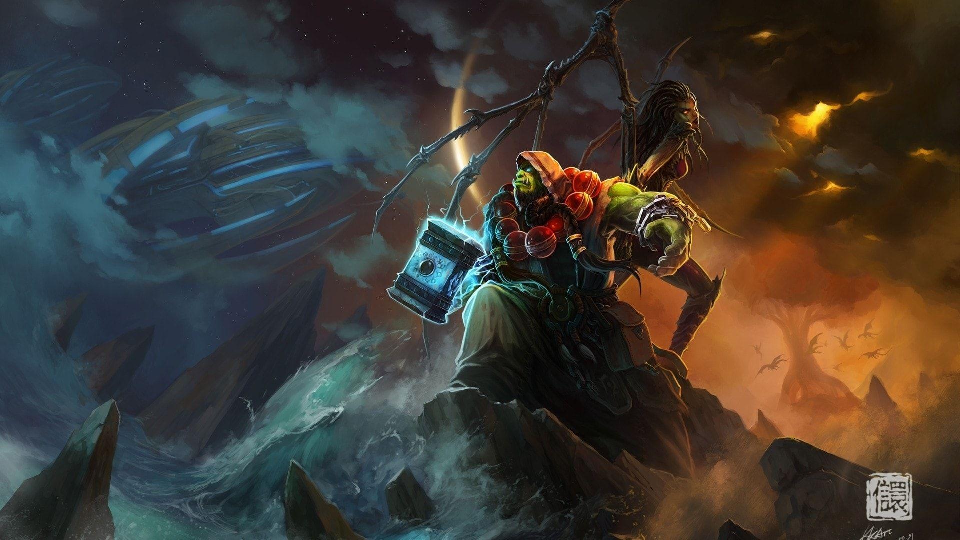 Thrall World of Warcraft orco, 1920x1080 Full HD, Desktop