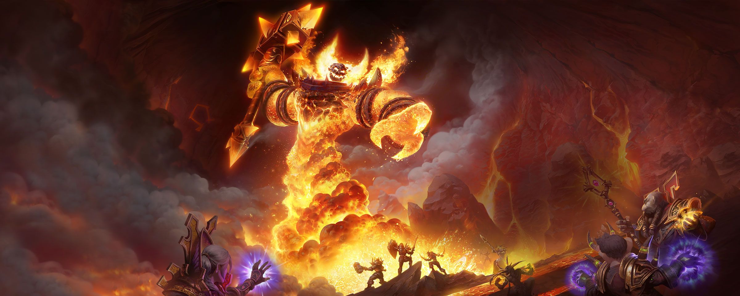 Ragnaros World of Warcraft, 2400x960 21:9, Ultrawide