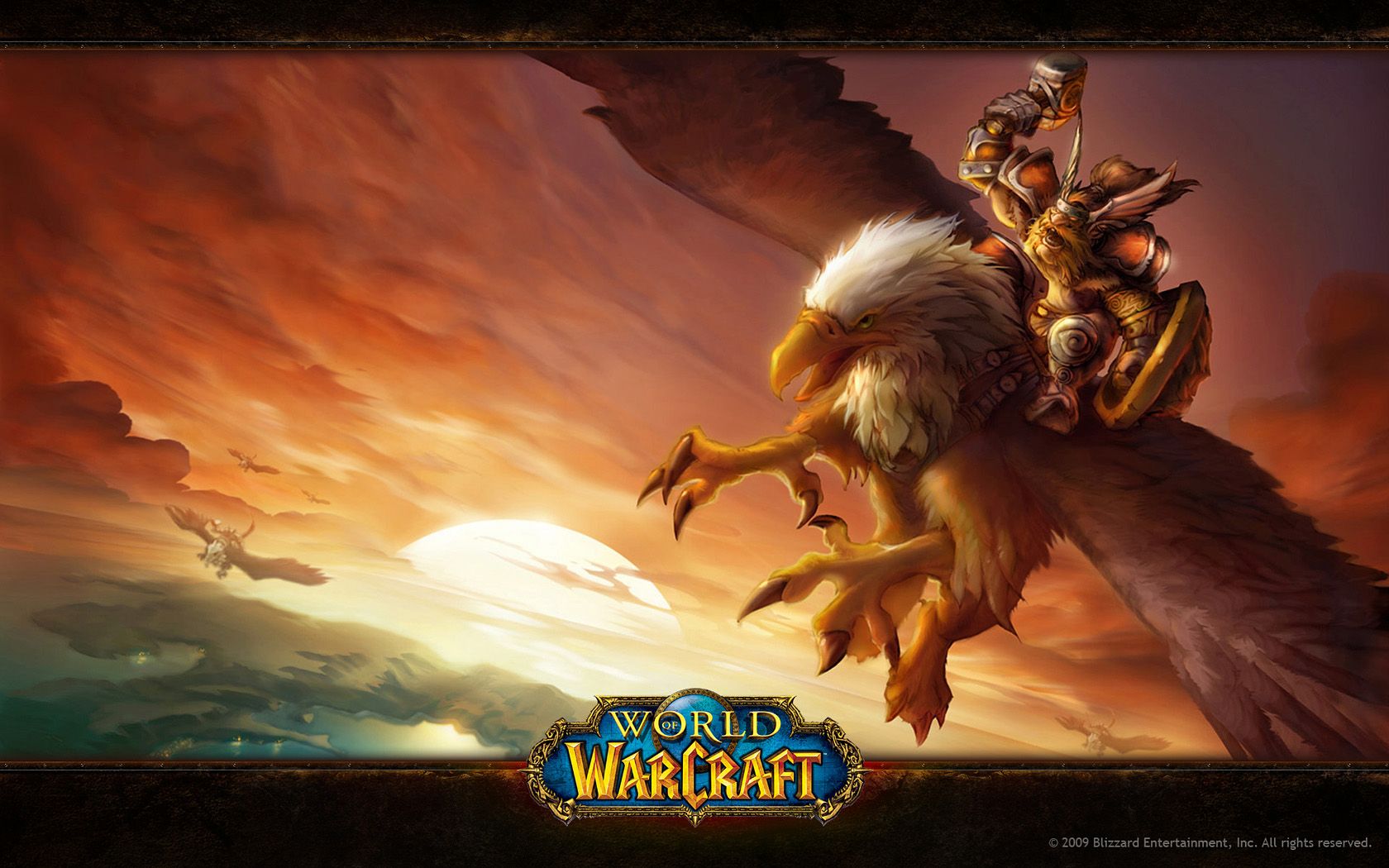 World of Warcraft grifone cavaliere, 1680x1050 HD, Desktop