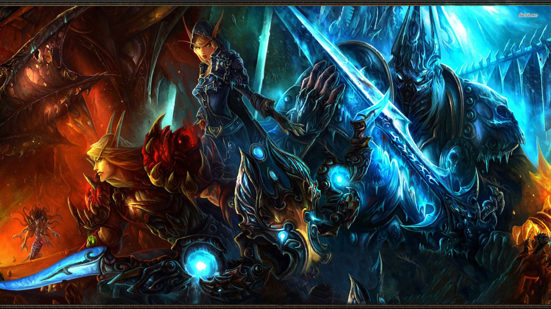 World of Warcraft personaggi battaglia, 1920x1080 Full HD, Desktop