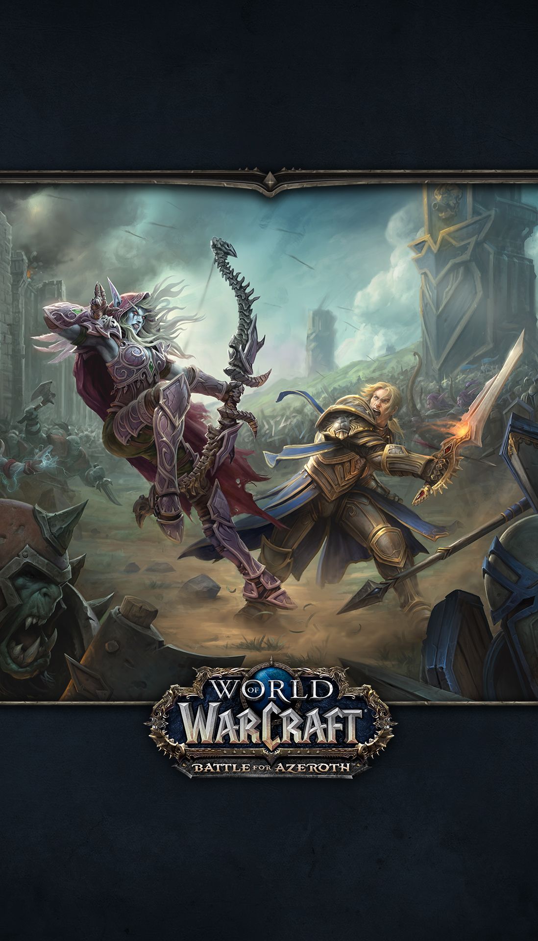World of Warcraft Battle Azeroth, 1098x1920 Full HD Verticale, iPhone