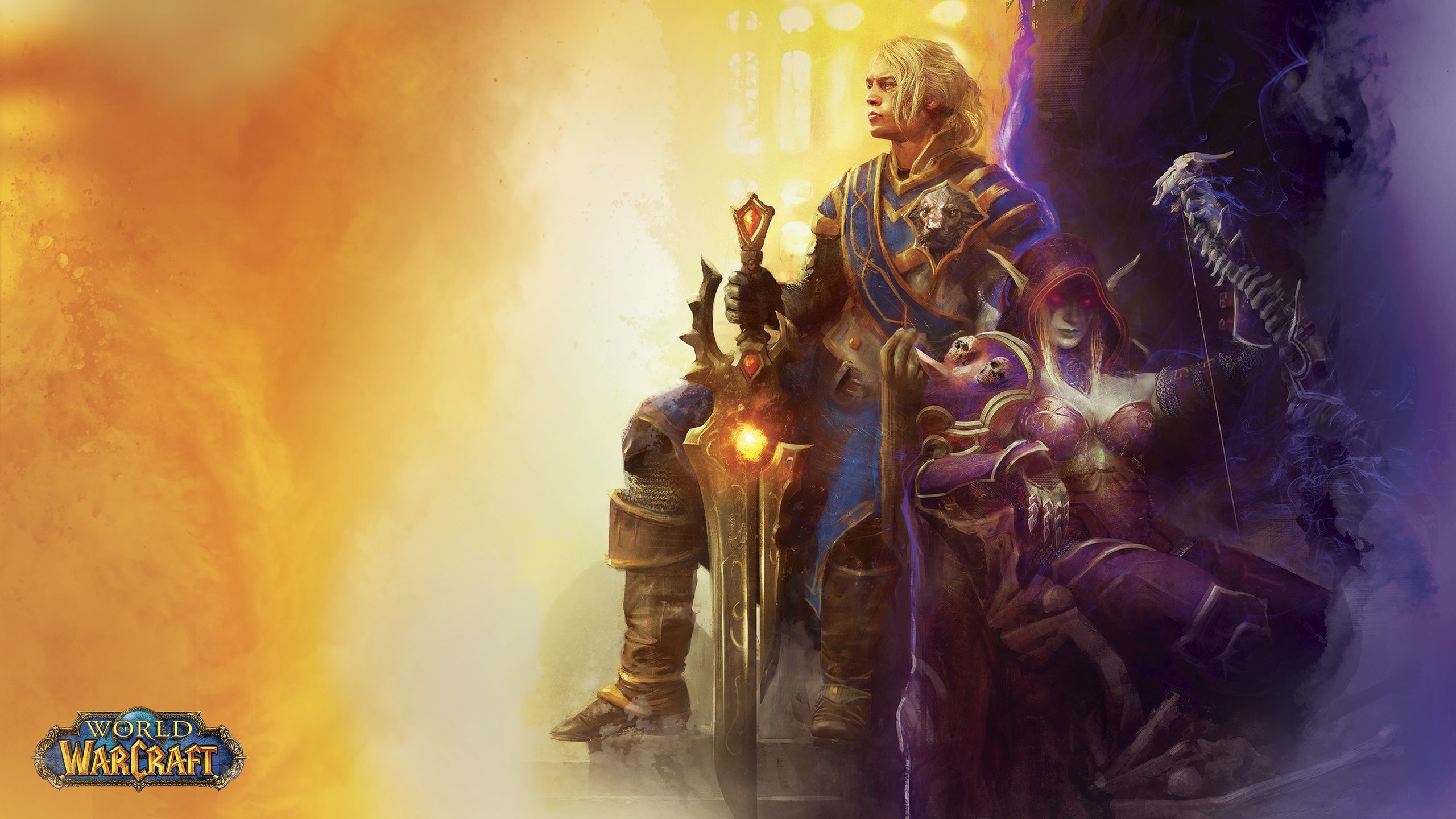 Warcraft cavaliere spada elfo, 2560x1440 2K QHD, PC