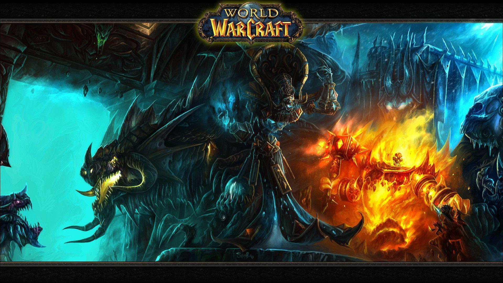 World of Warcraft logo battaglia, 1920x1080 Full HD, Desktop