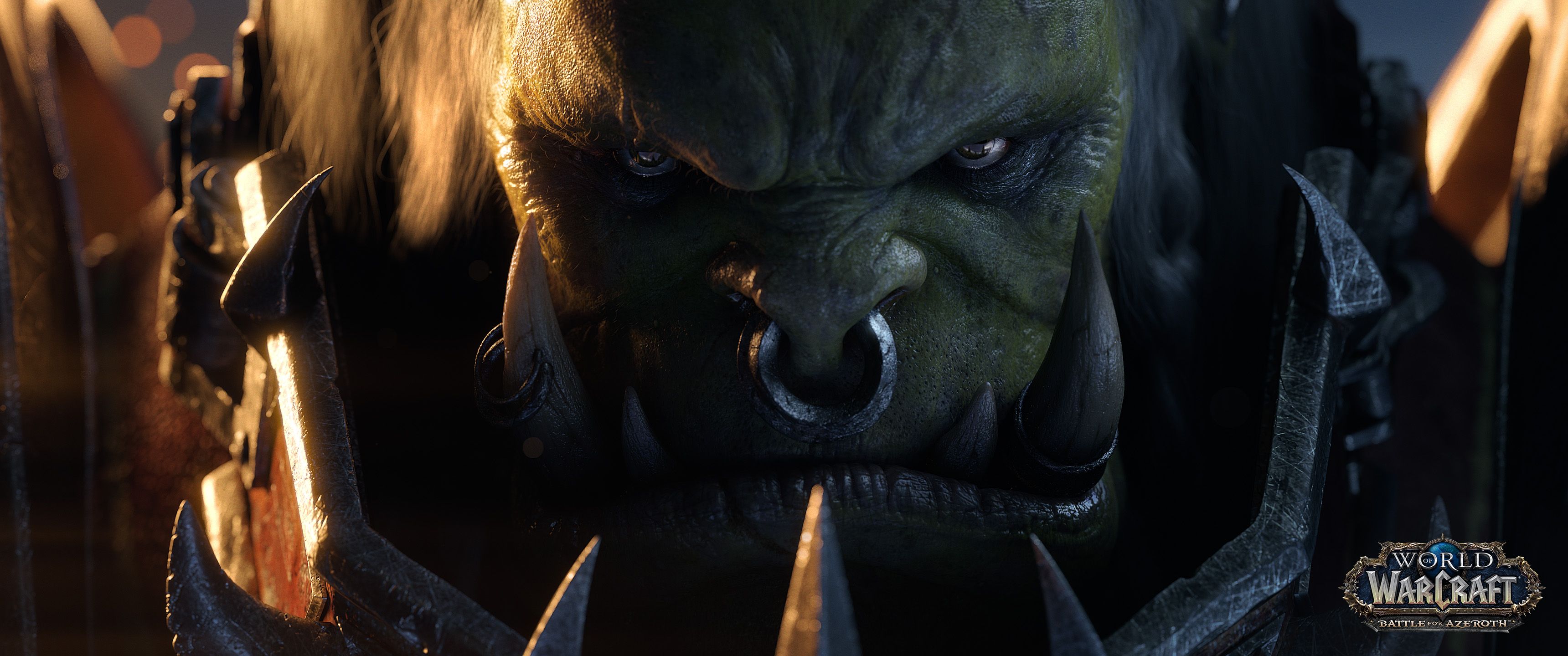 Orco Warcraft primo piano, 3440x1440 21:9, Ultrawide
