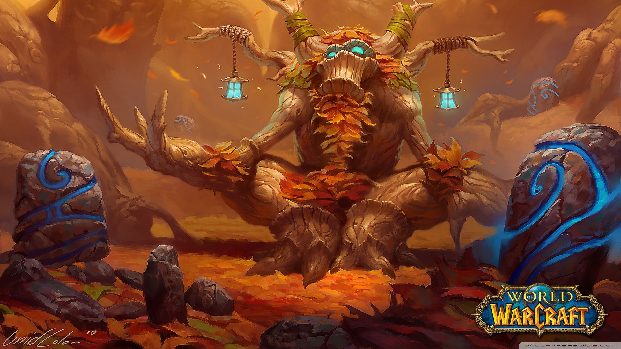 Druido Warcraft creatura corteccia, 2400x1350 2K, Desktop