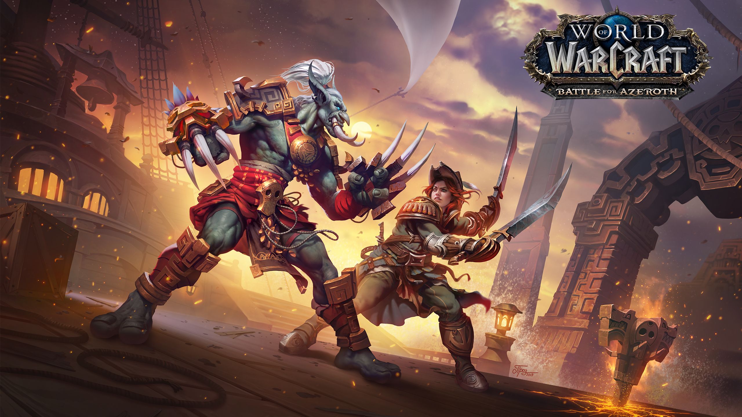 World of Warcraft Battle for Azeroth, 2560x1440 QHD, Laptop