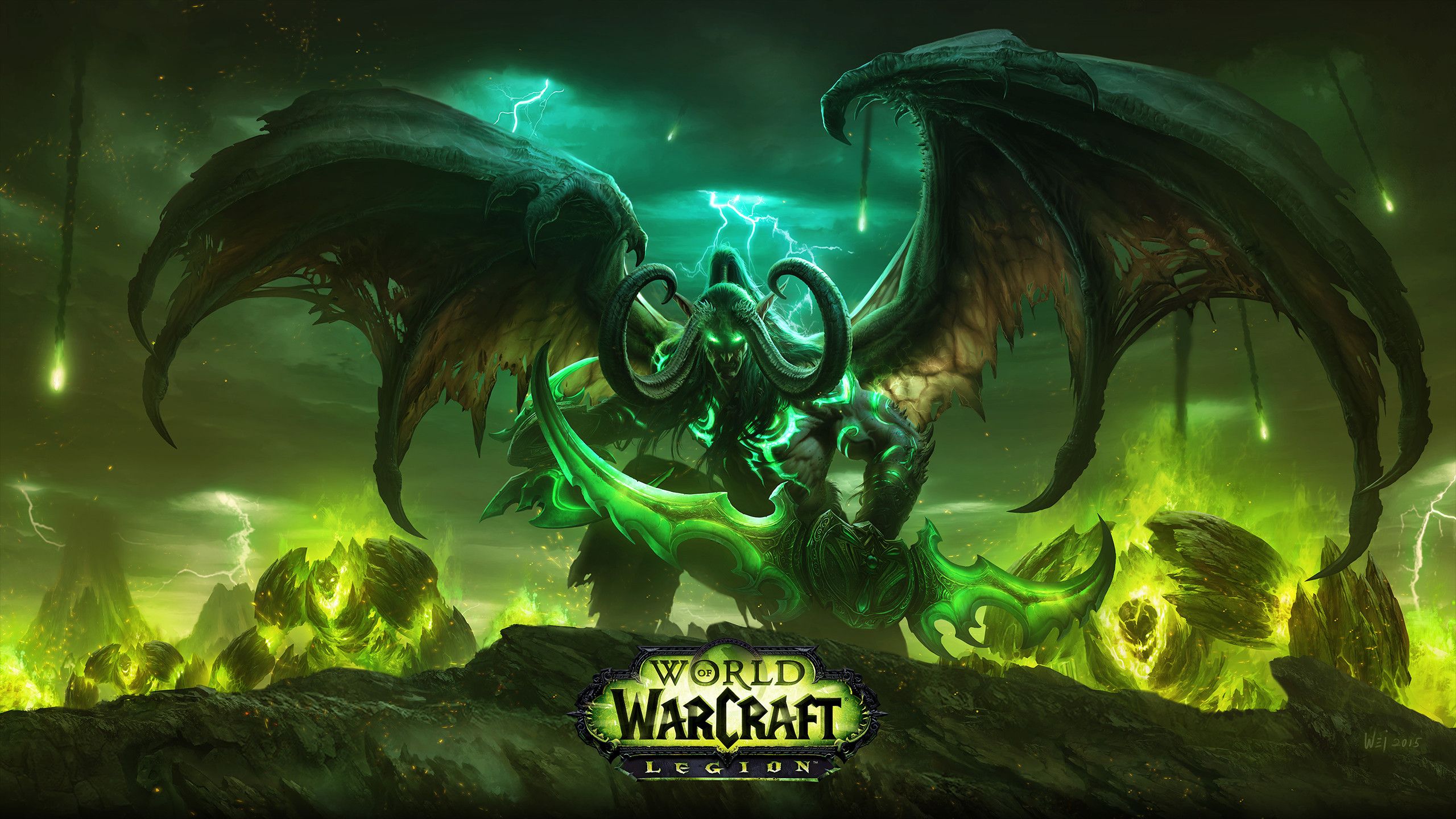 Illidan World of Warcraft Legion, 2560x1440 QHD, Laptop