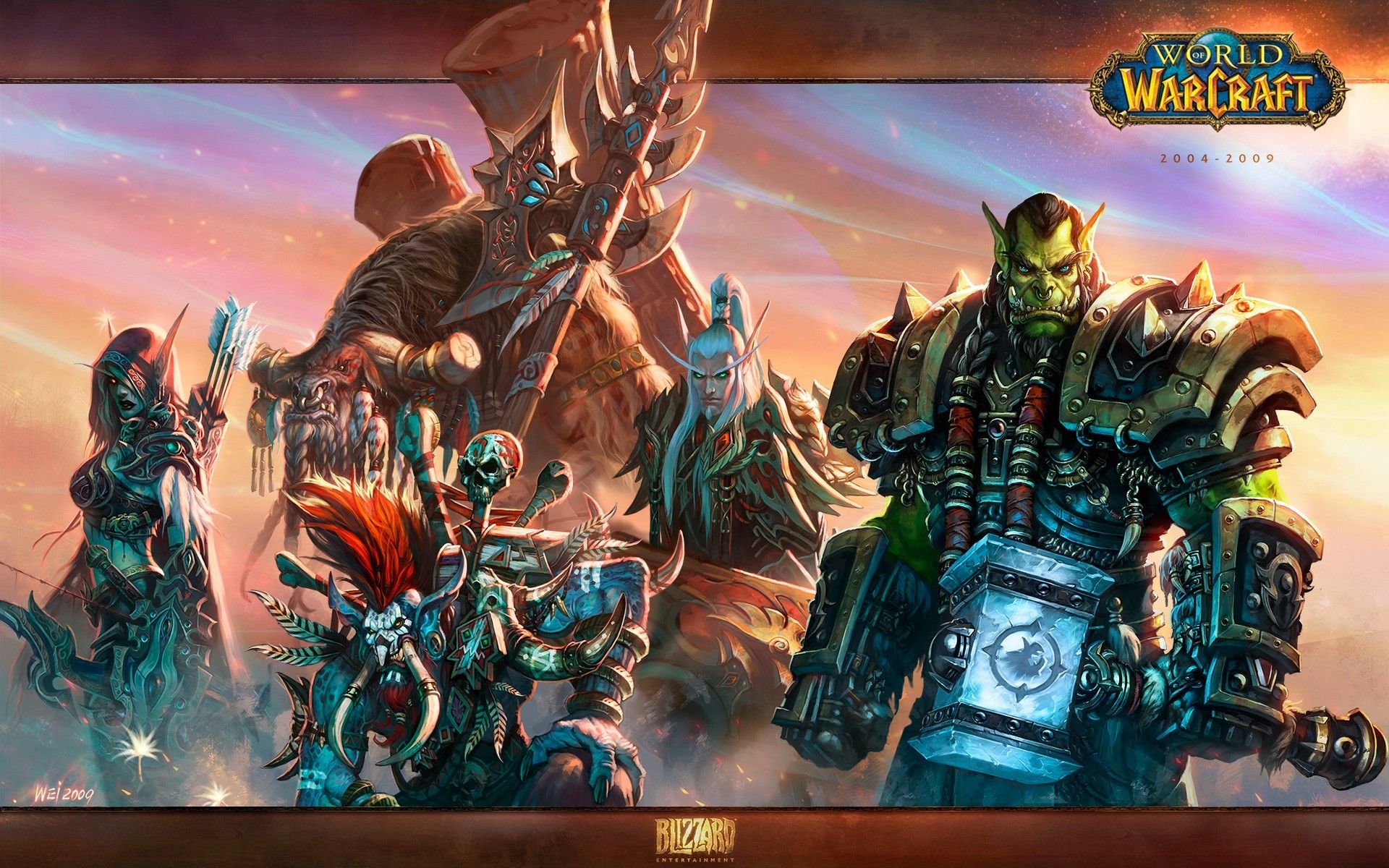 World of Warcraft personaggi Orda, 1920x1200 Full HD+, PC Desktop