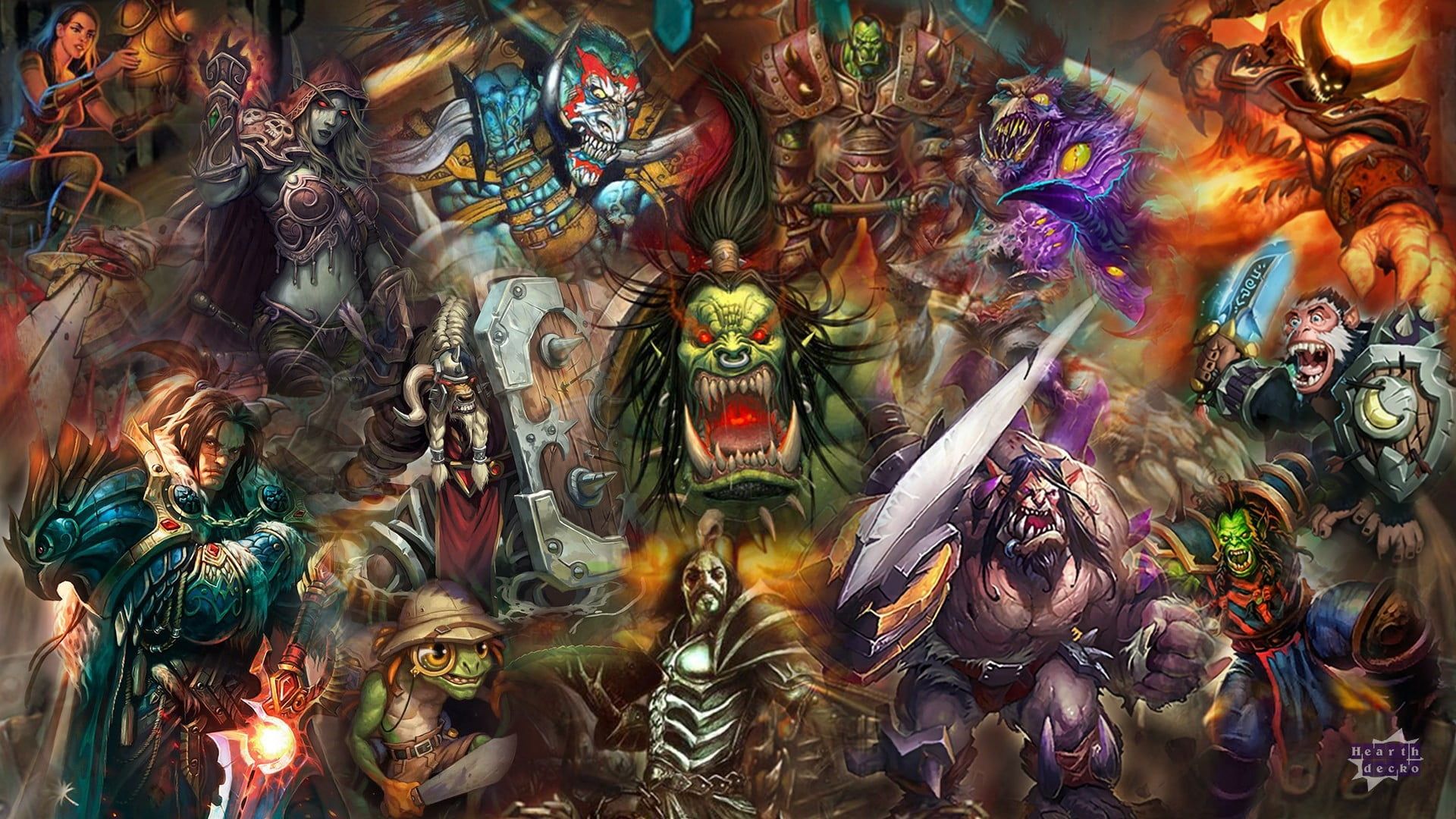 Personaggi Hearthstone World Warcraft, 1920x1080 Full HD, PC Desktop