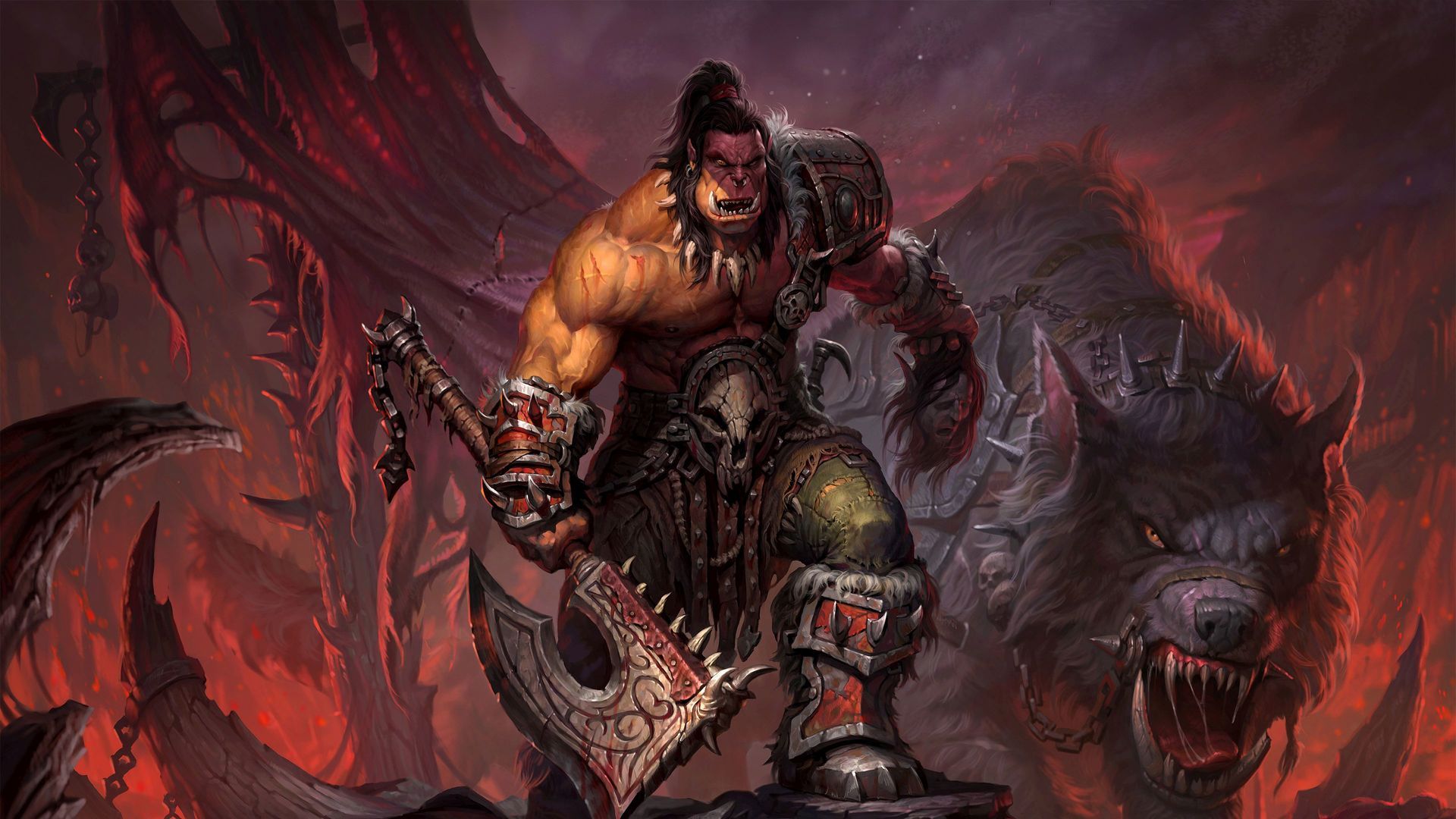 Orco guerriero World of Warcraft, 1920x1080 1080p, Laptop