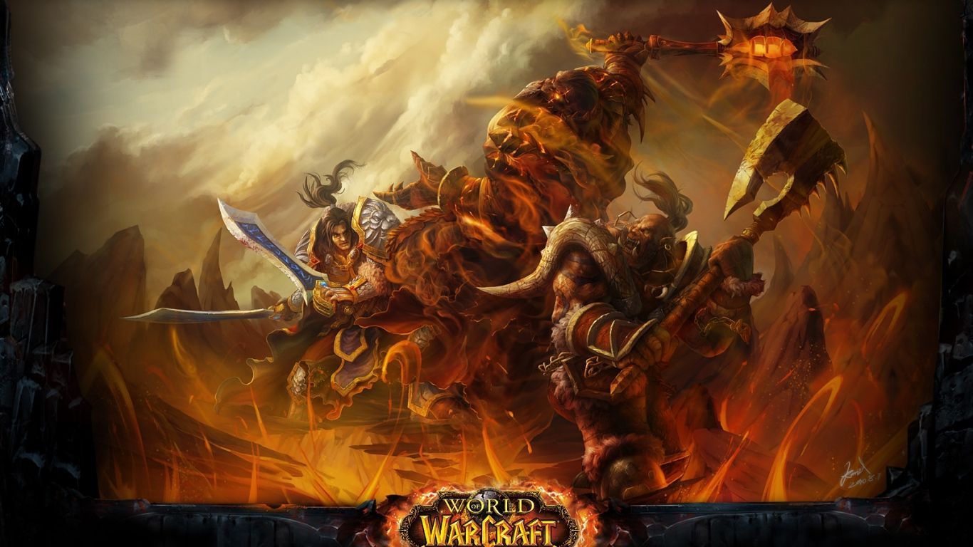 Orco guerriero World of Warcraft, 1366x768 720p, PC