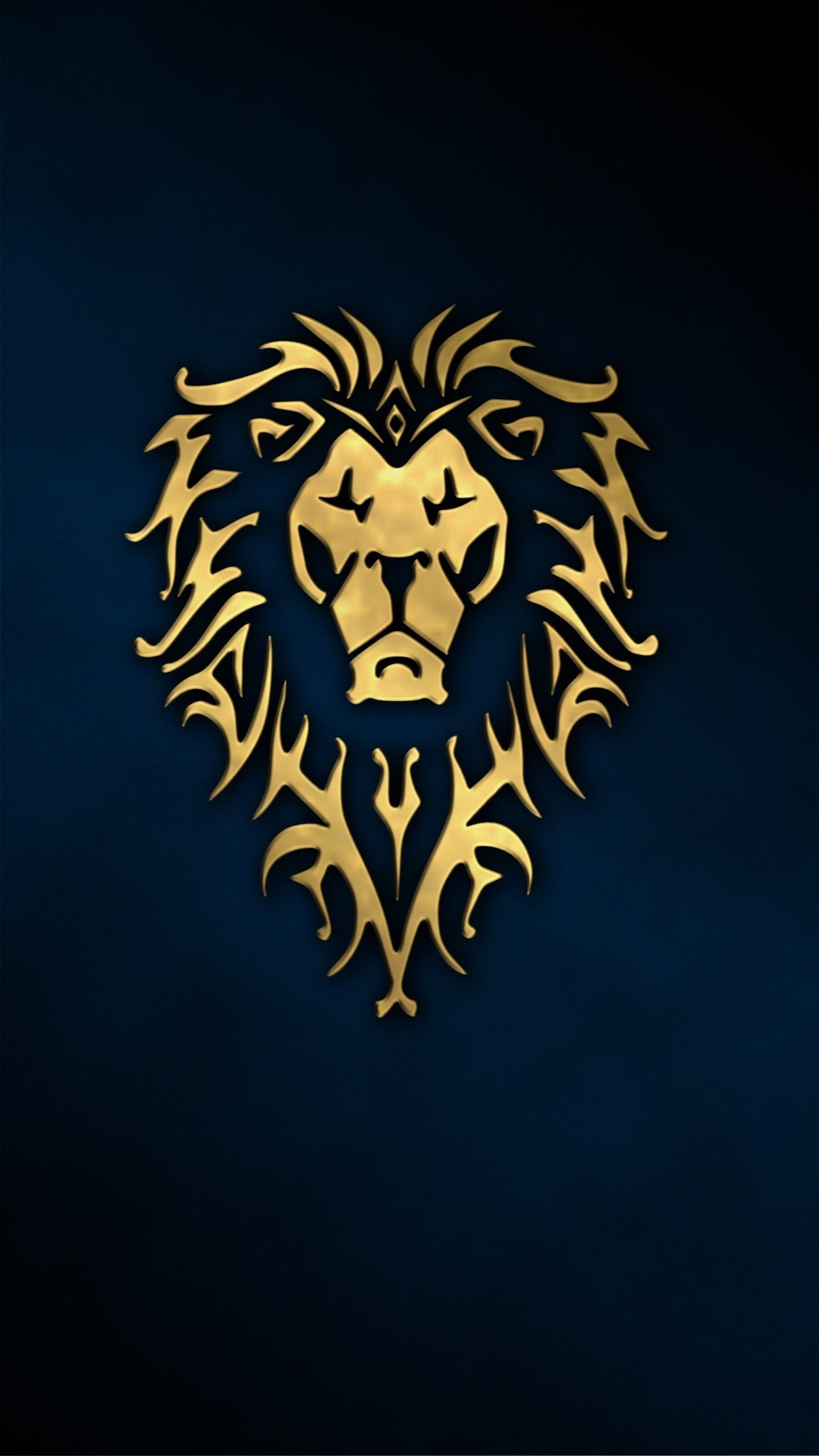 Logo Alleanza leone dorato, 1440x2560 Full HD Verticale, iPhone