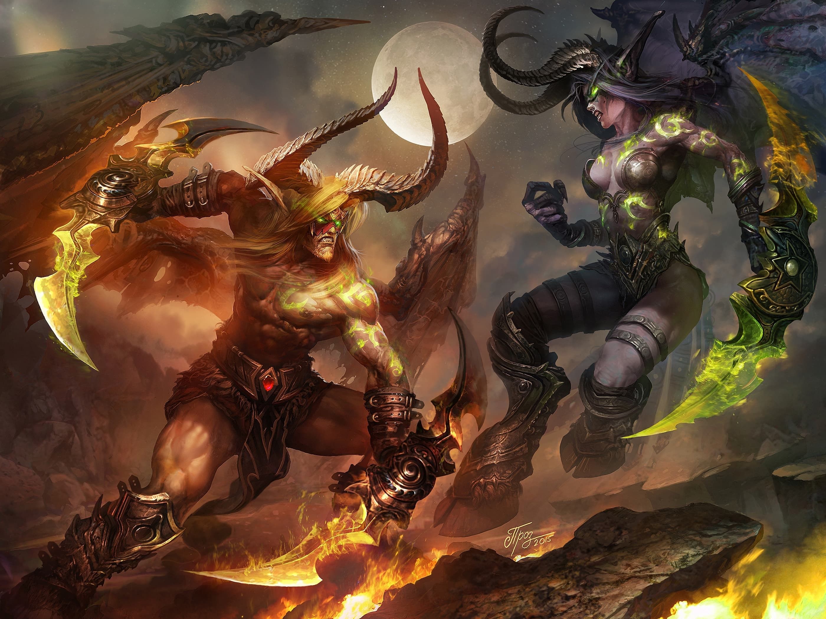 Elfa cacciatrice World of Warcraft, 1920x1200 Full HD+ WUXGA, Desktop