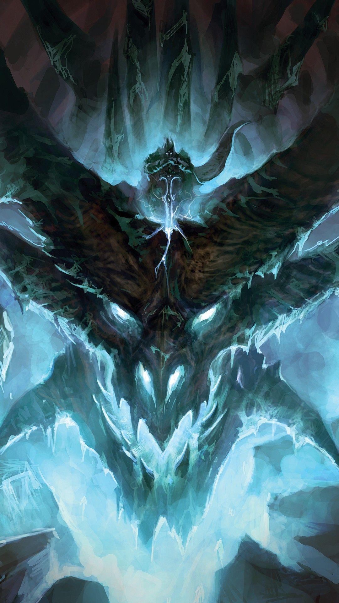 Logo Orda rosso World of Warcraft, 750x1334 Verticale, Telefono