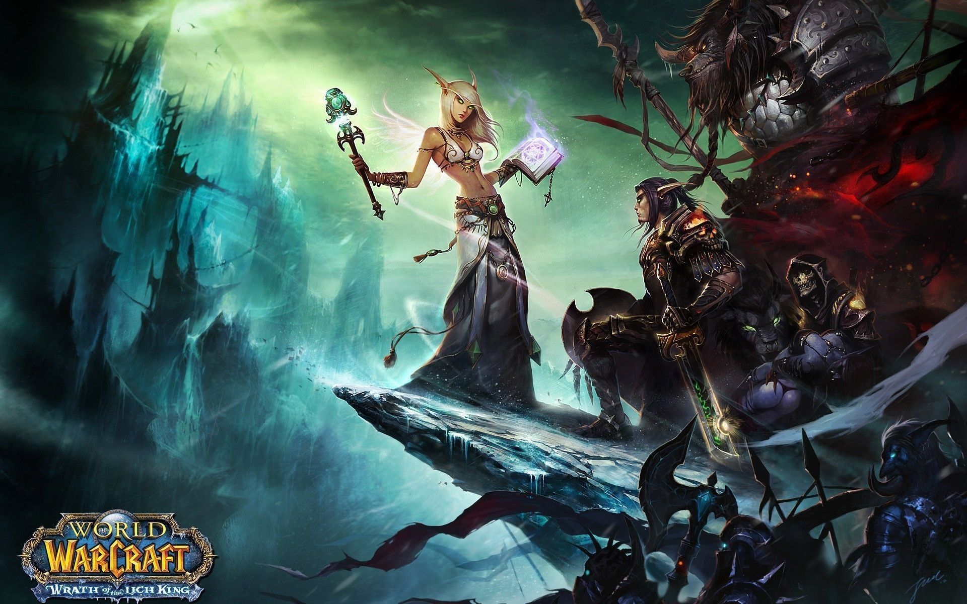 Drago ghiaccio Warcraft blu, 1080x1920 Full HD Verticale, Samsung Galaxy