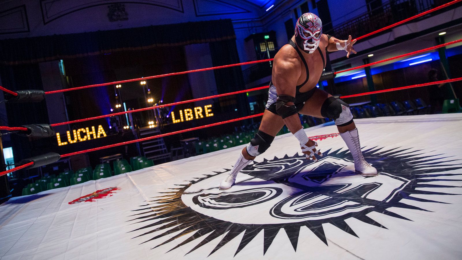 Lottatore Lucha Libre maschera argento, 1600x900 HD, Desktop
