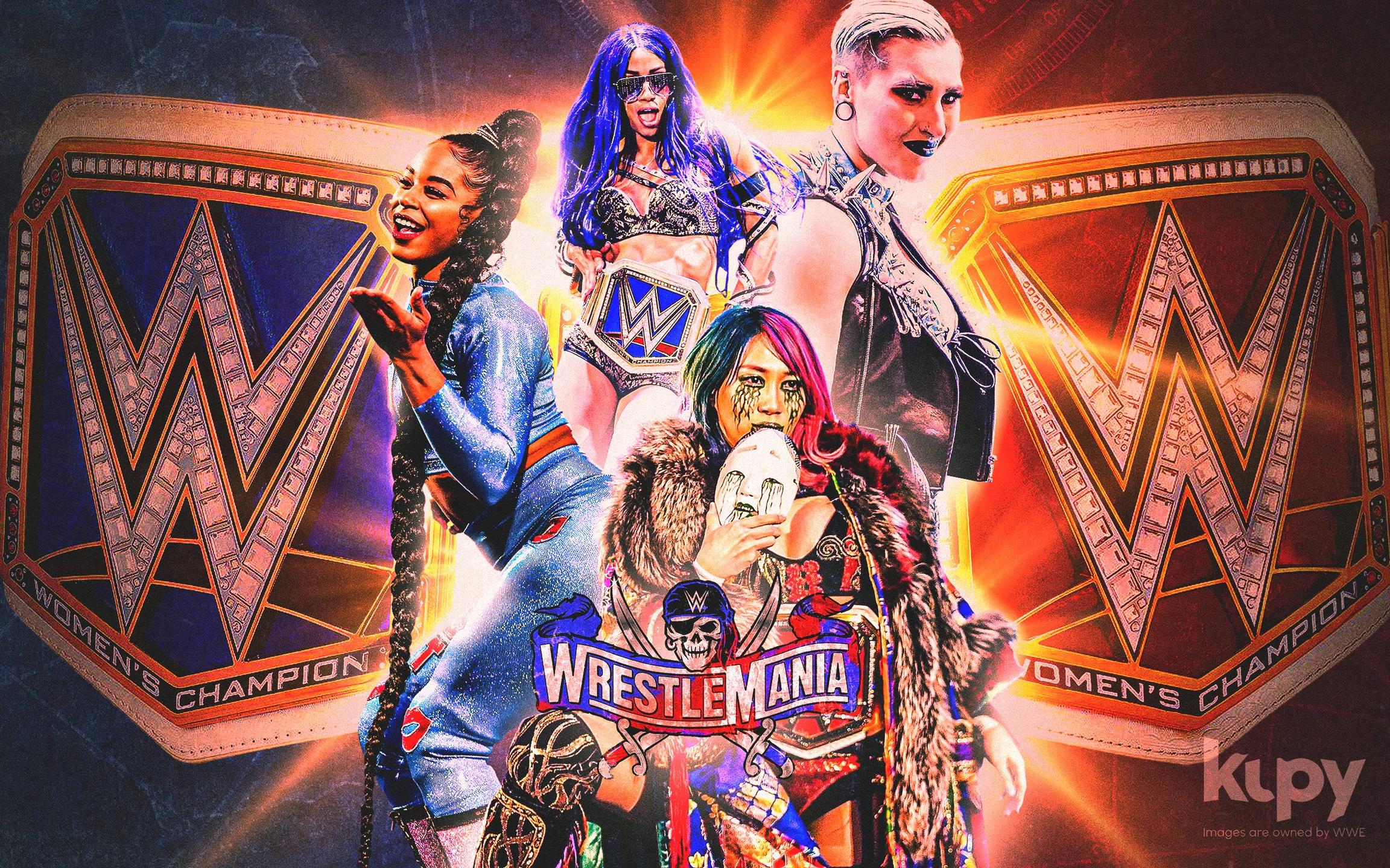 Lottatrici WWE WrestleMania championship, 2304x1440 2K, Laptop